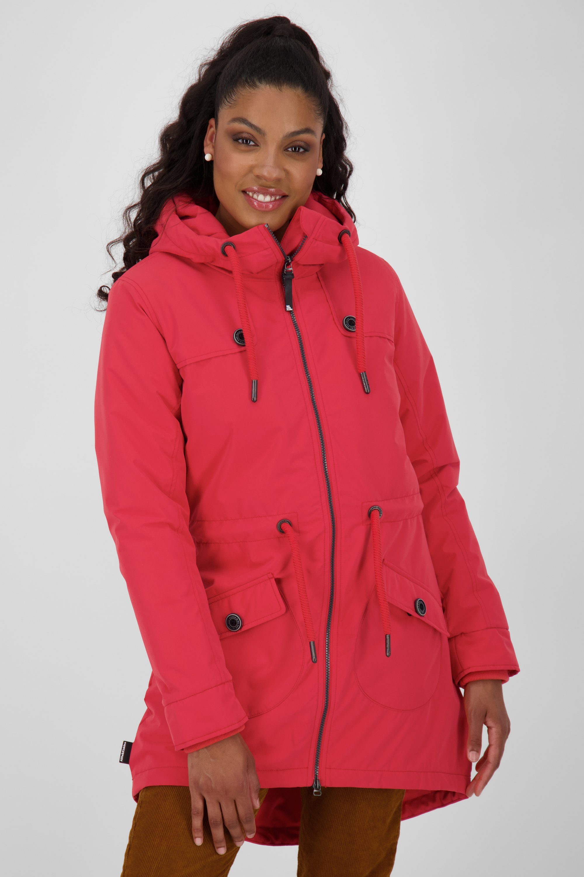A Damen Jacke Alife Coat gefütterte CharlotteAK Winterjacke fuchsia Winterjacke, Kickin &