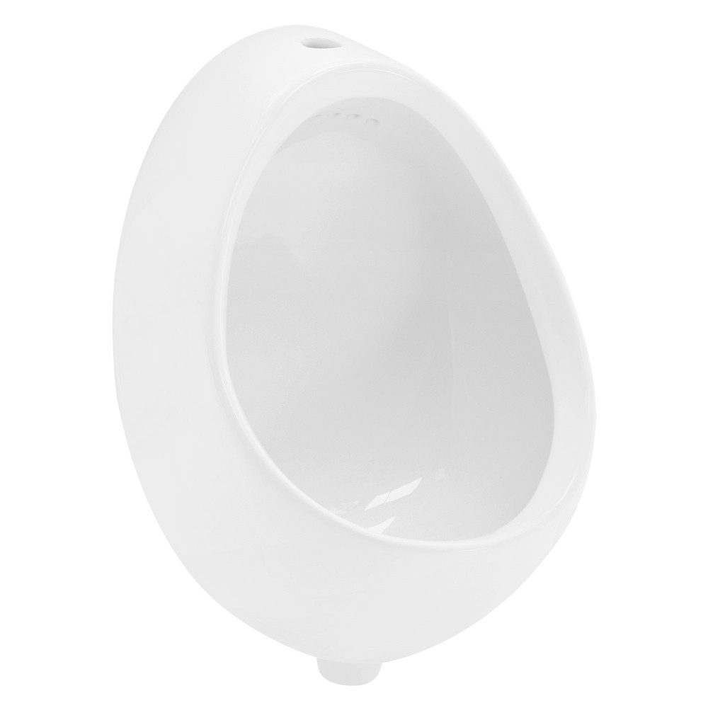 LuxeBath Urinal Hochwertige Keramik Pinkelbecken, Spülrand Geschlossen, Keramik, Zulauf von Oben Ablauf nach hinten WC-Urinal Absaugeurinal Becken