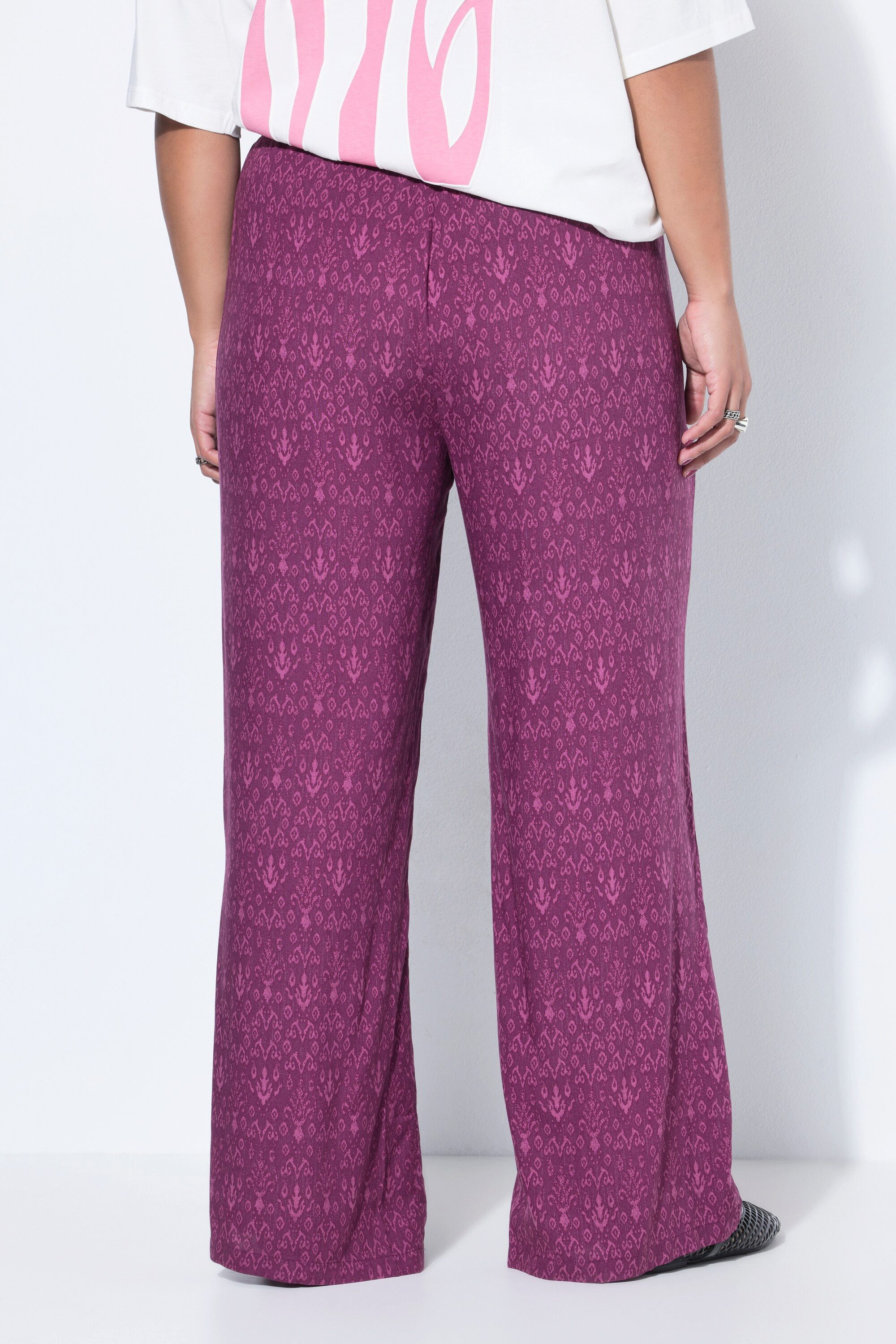 Studio Untold Schlupfhose Hose Wide Legs High Waist Paisley