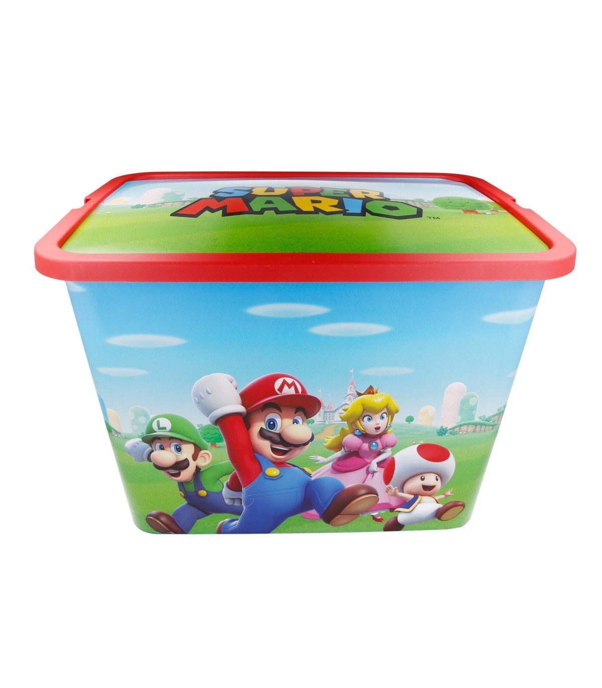 Super Mario Aufbewahrungsbox 23 l Kinderzimmer Box für Spielzeug