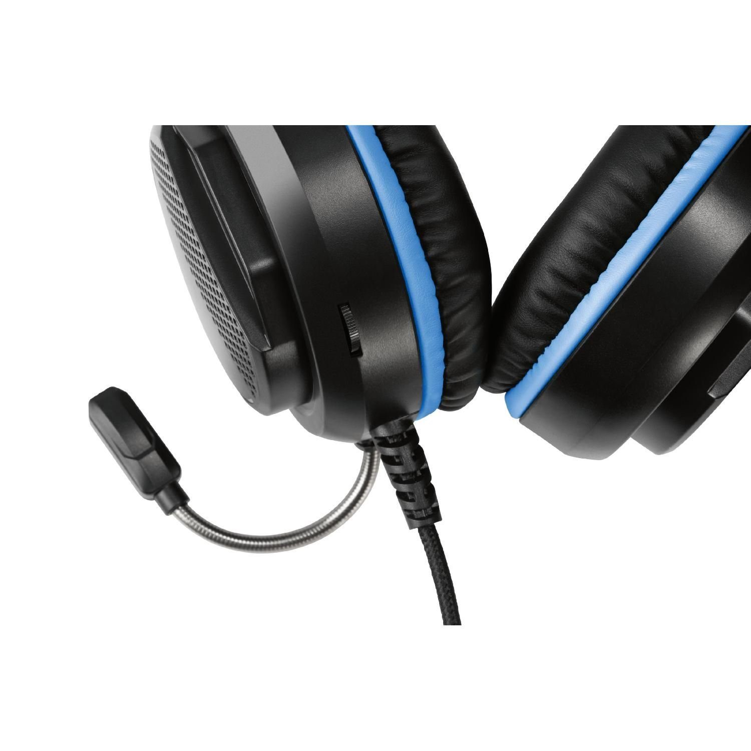DELTACO für schwarz Mikrofon, 5 Gaming Herstellergarantie) PS5 Stereo inkl. Headset Headset Jahre Kopfhörer (außenstehendes