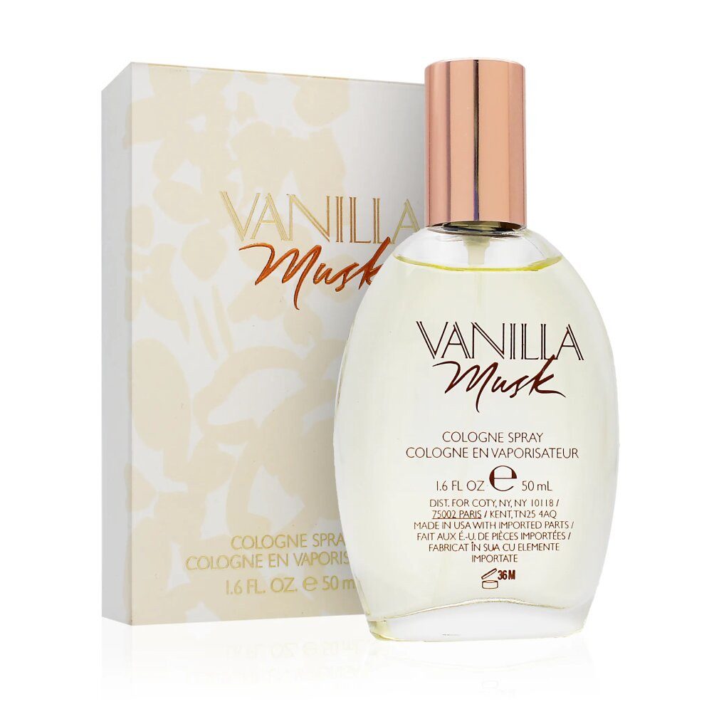 coty Eau de Cologne Vanille Moschus Köln Spray 50ml für Frauen