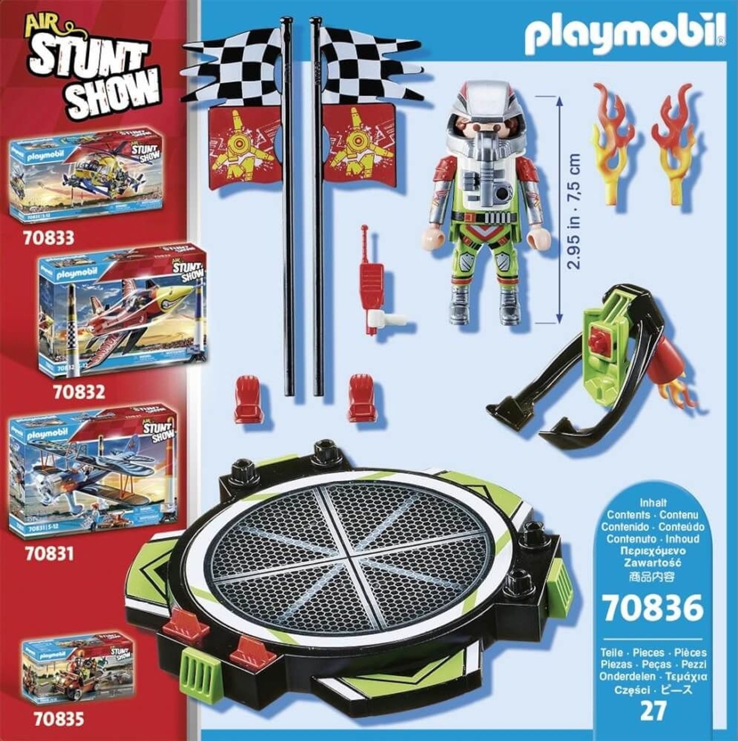 Playmobil® Stuntshow Jetpack-Flieger Konstruktions-Spielset, (Jetpack-Flieger), Made in Europe