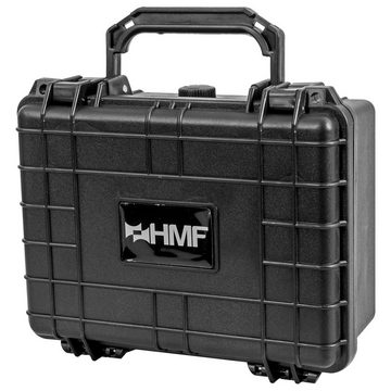 HMF Kameratasche Robuster Outdoorkoffer, Vielseitiger Transportkoffer mit Raster-Schaumstoff, 23x19x11cm