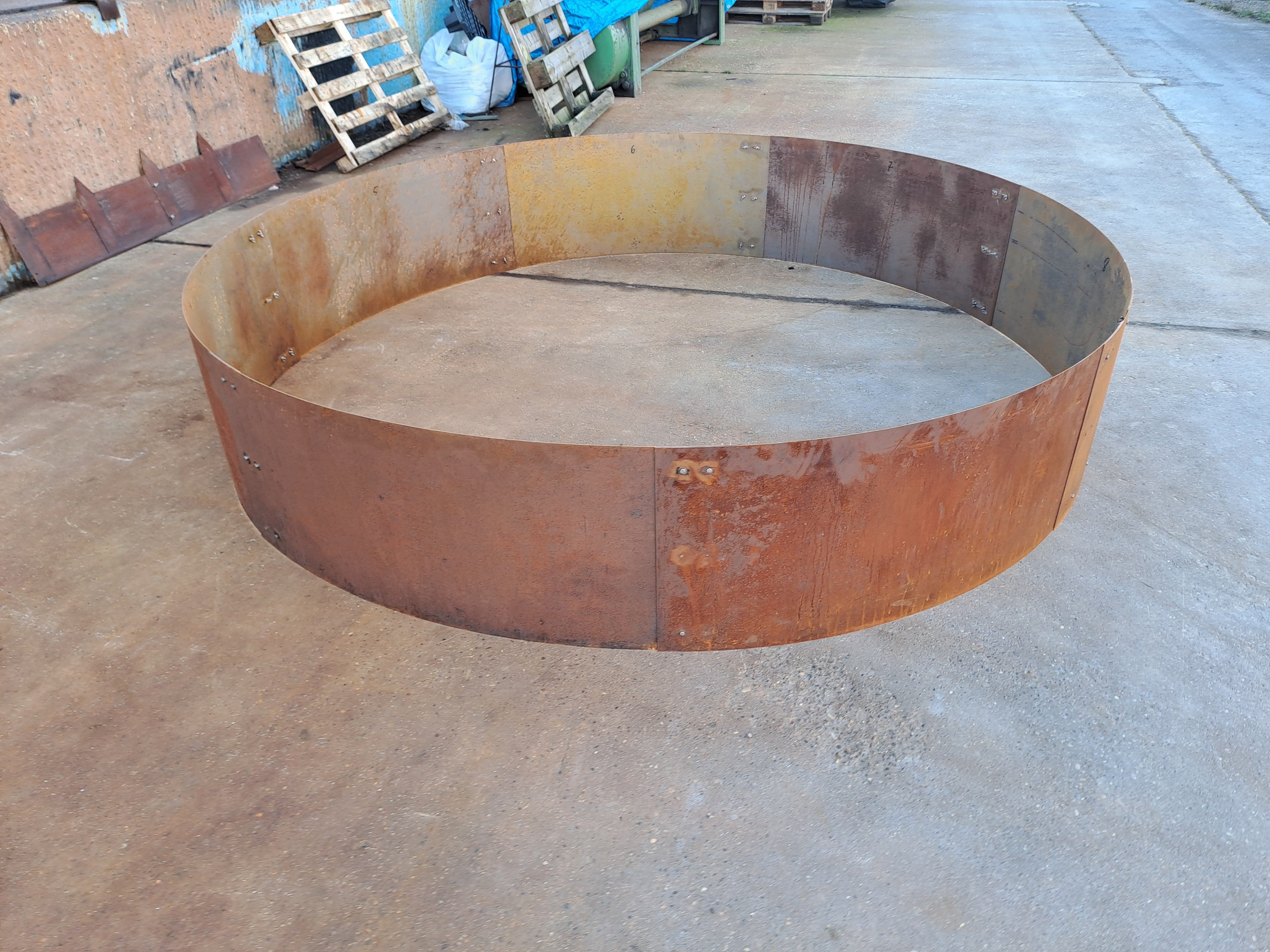 EdelrostPassion Hochbeet, Edelrost, rund, Metall Durchmesser 100cm bis 200cm Höhe:50 bis 80cm