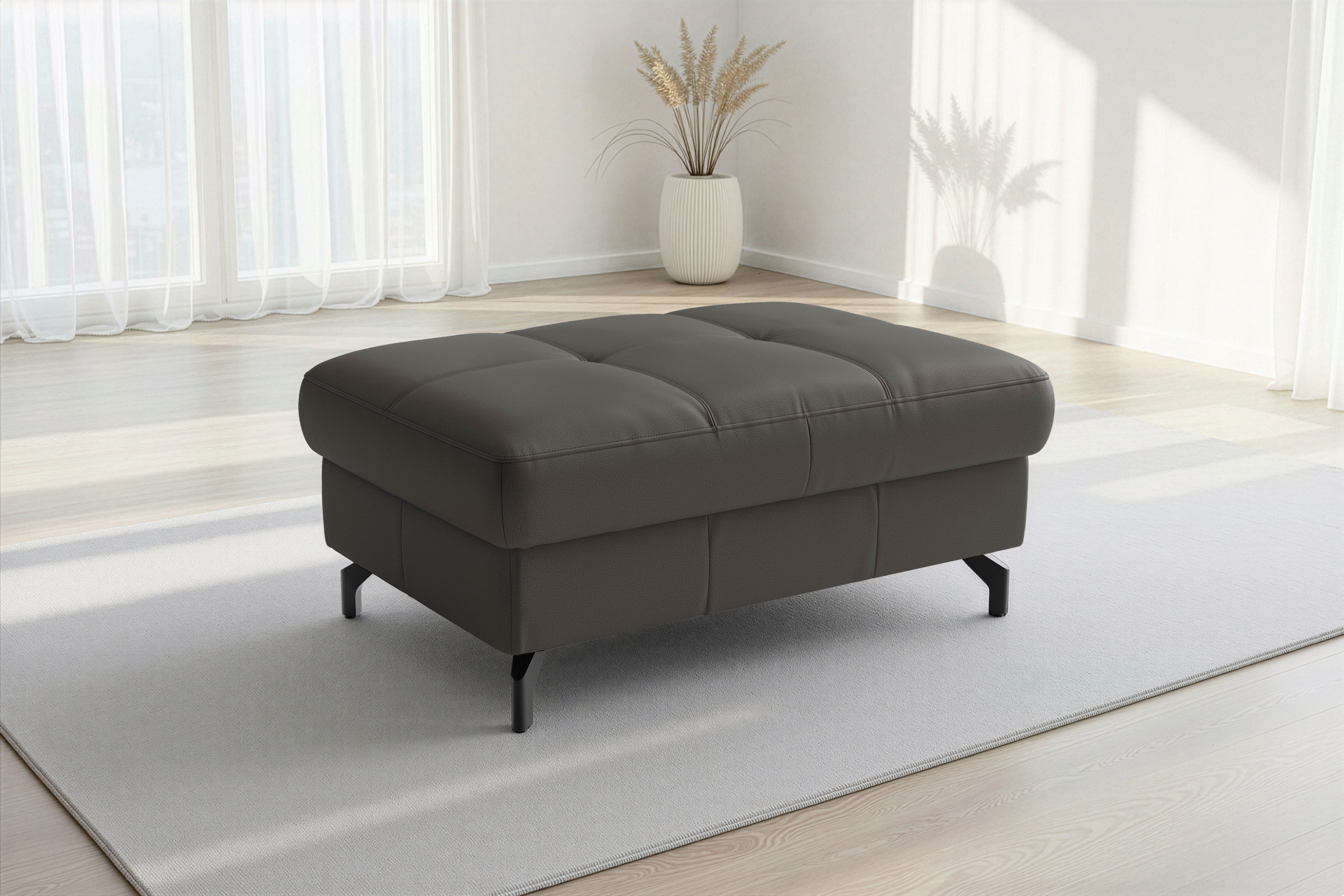 sit&more Polsterhocker Vanity Leder
