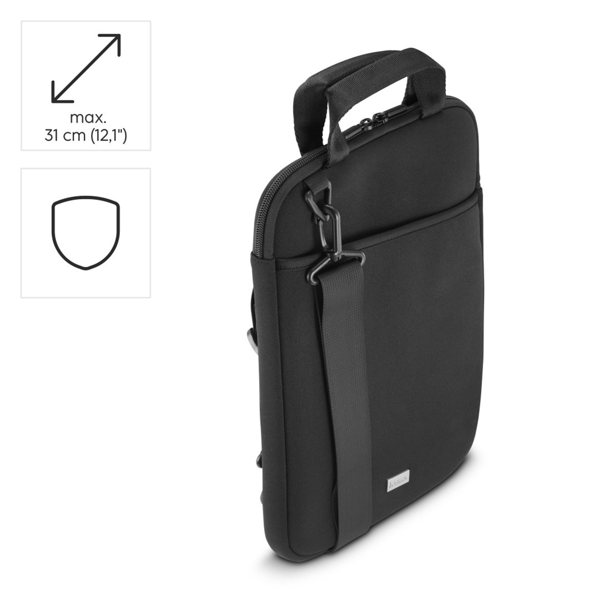 Hama Laptop-Hülle Business To Go, bis 12,1" (30,73 cm), Schwarz 30,73 cm (12,1)