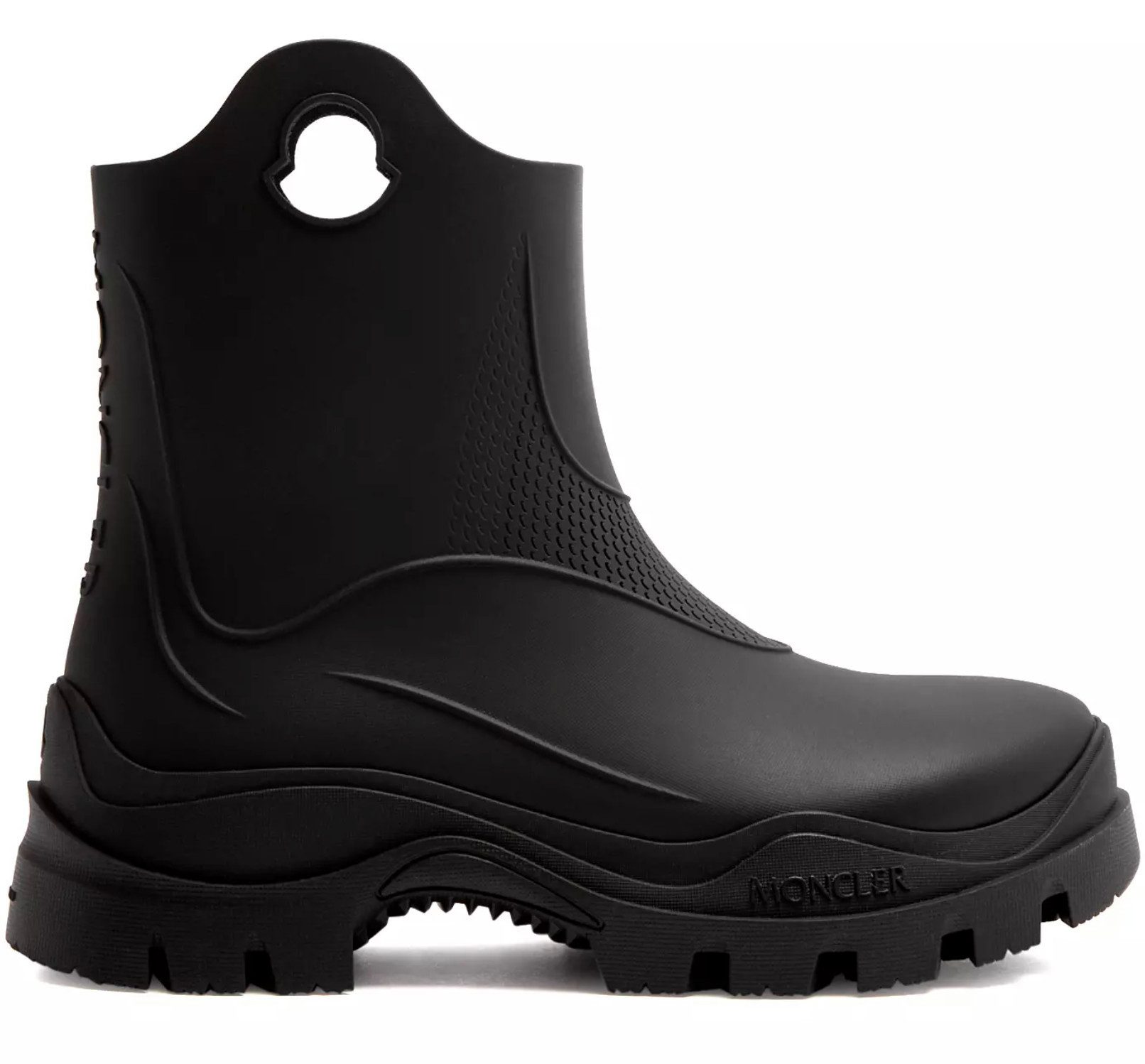 MONCLER Misty Rain Boots Stiefeletten Gummistiefel Robuste EVA-Profilsohle, optimalen Halt auf rutschigen Oberflächen – Bild 3 von 5