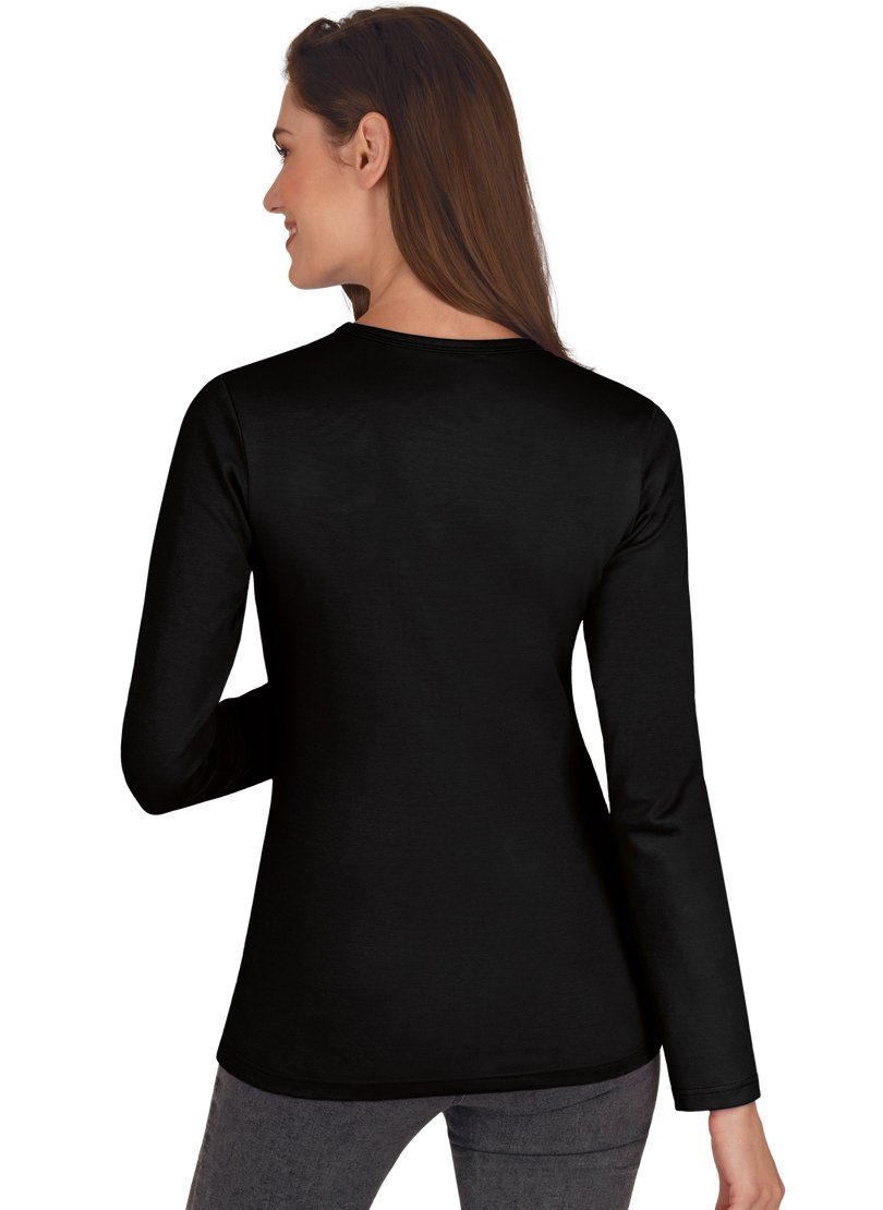 Trigema Longsleeve TRIGEMA Langarmshirt (1-tlg)