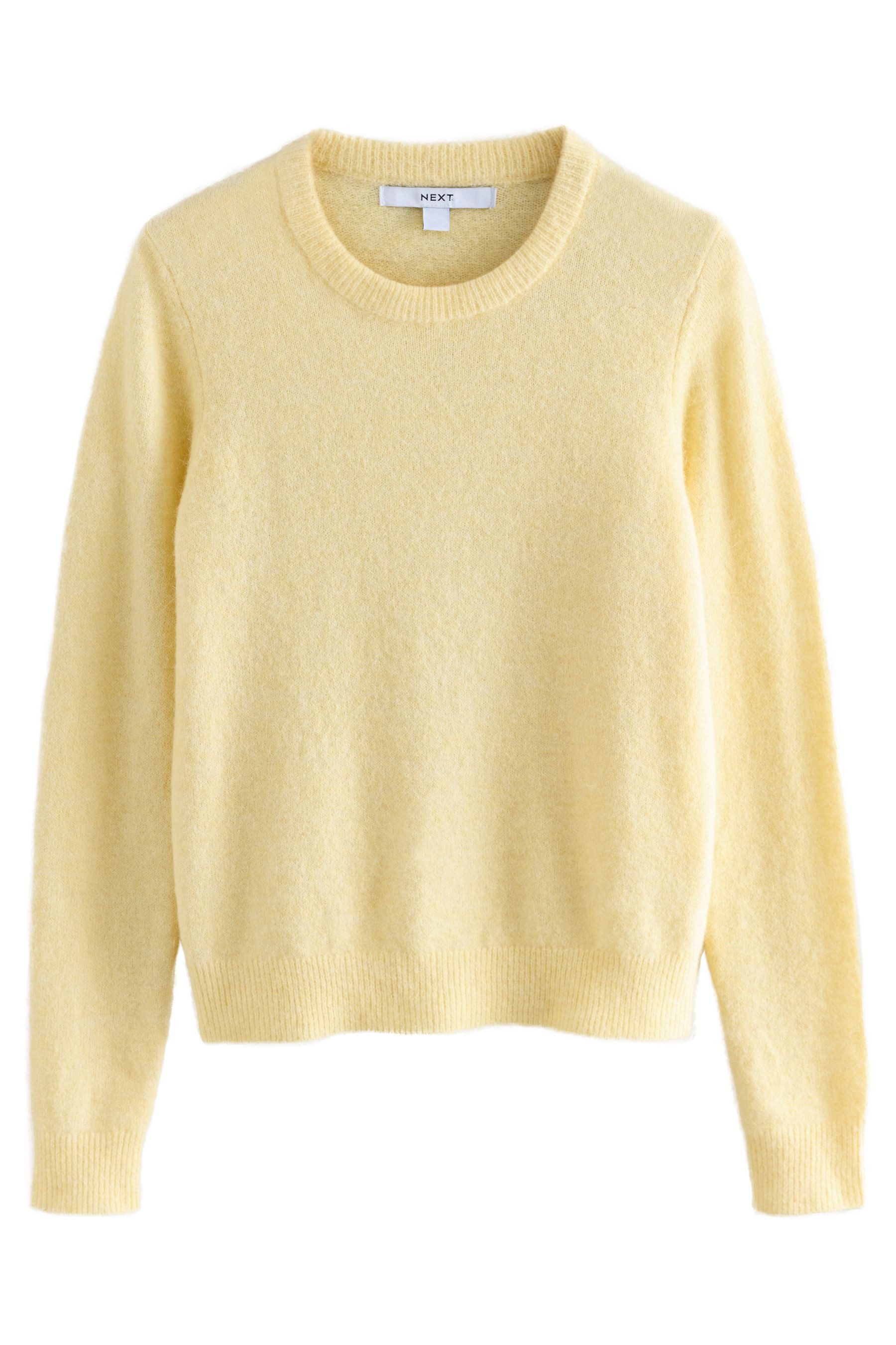 Next Strickpullover Langärmeliger Rundhalspullover mit Alpaka günstig online kaufen
