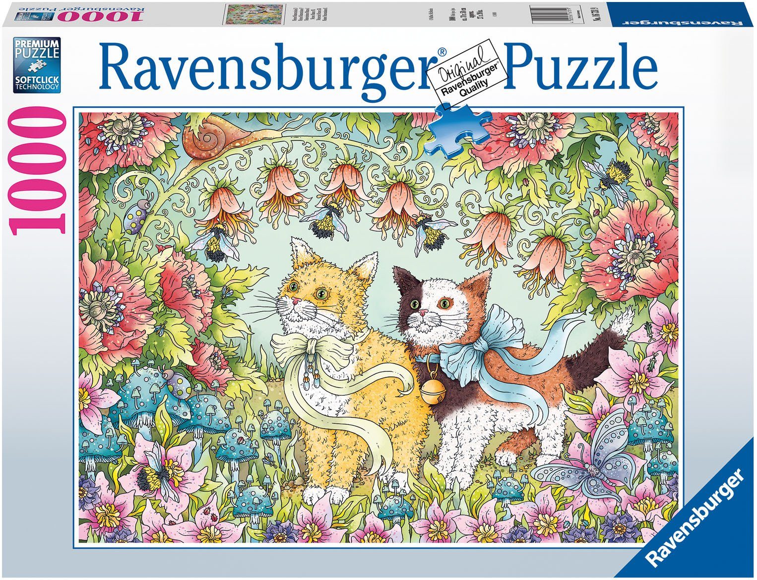 Ravensburger Puzzle Kätzchenfreundschaft, 1000 - Wald Puzzleteile, in - weltweit; schützt Germany Made FSC®