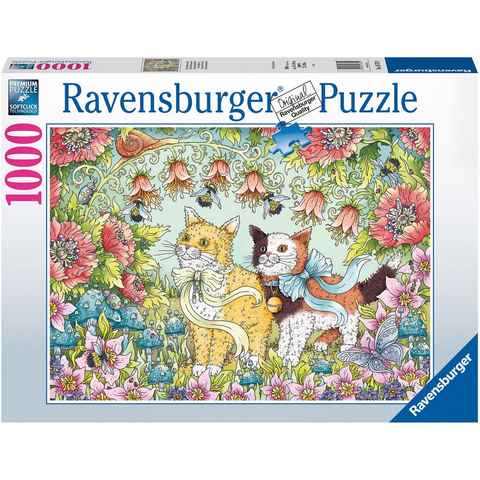 Ravensburger Puzzle Kätzchenfreundschaft, 1000 Puzzleteile, FSC® - schützt Wald - weltweit; Made in Germany