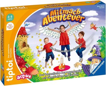 Ravensburger Spiel, Bewegungsspiel tiptoi® ACTIVE Mitmach-Abenteuer, Made in Europe, FSC® - schützt Wald - weltweit