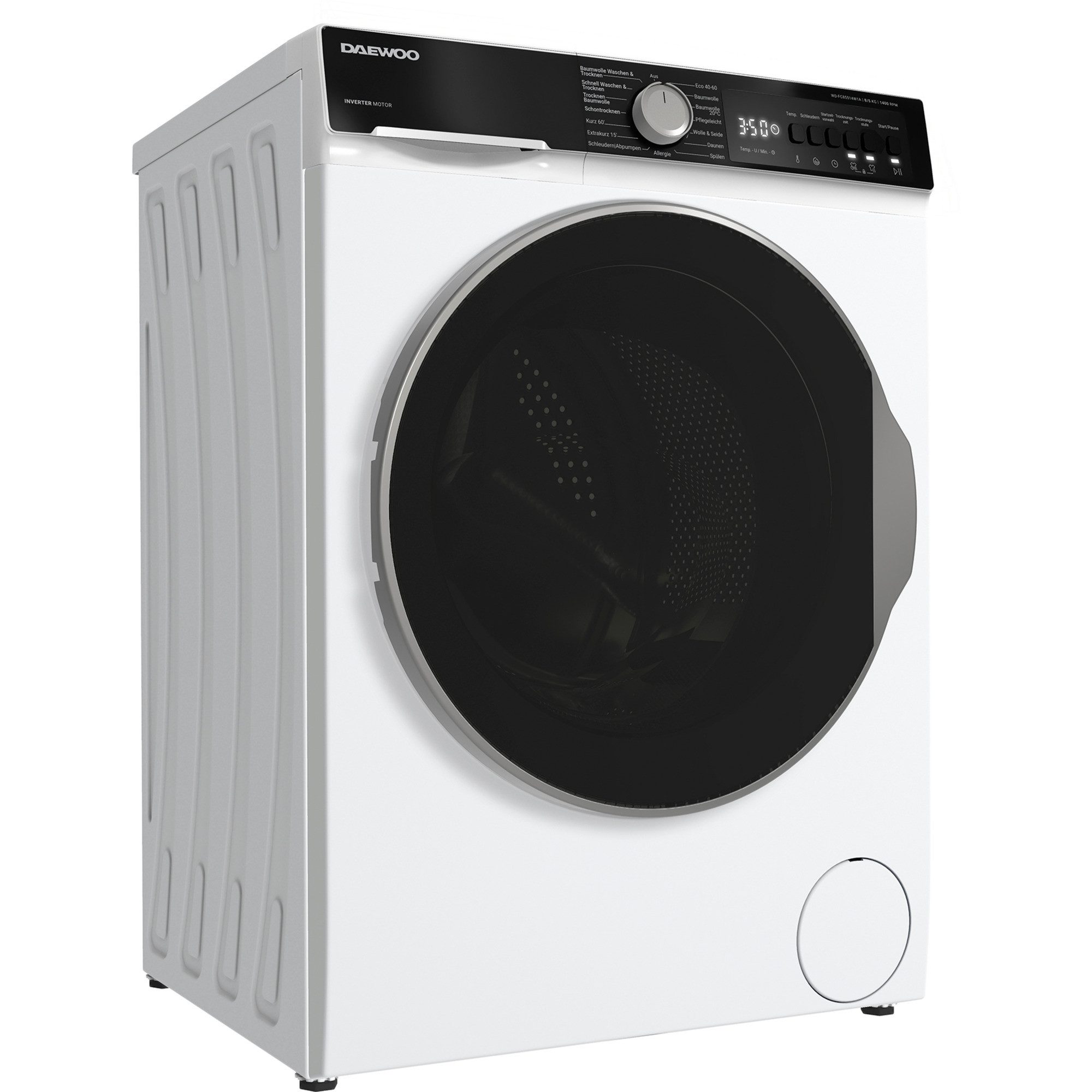 Daewoo Waschmaschine WD-FC85514W1A-DE, 8 kg, 1400 U/min
