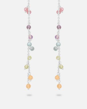 Pernille Corydon Paar Ohrhänger Rainbow Ohrringe Damen 7 cm, Silber 925