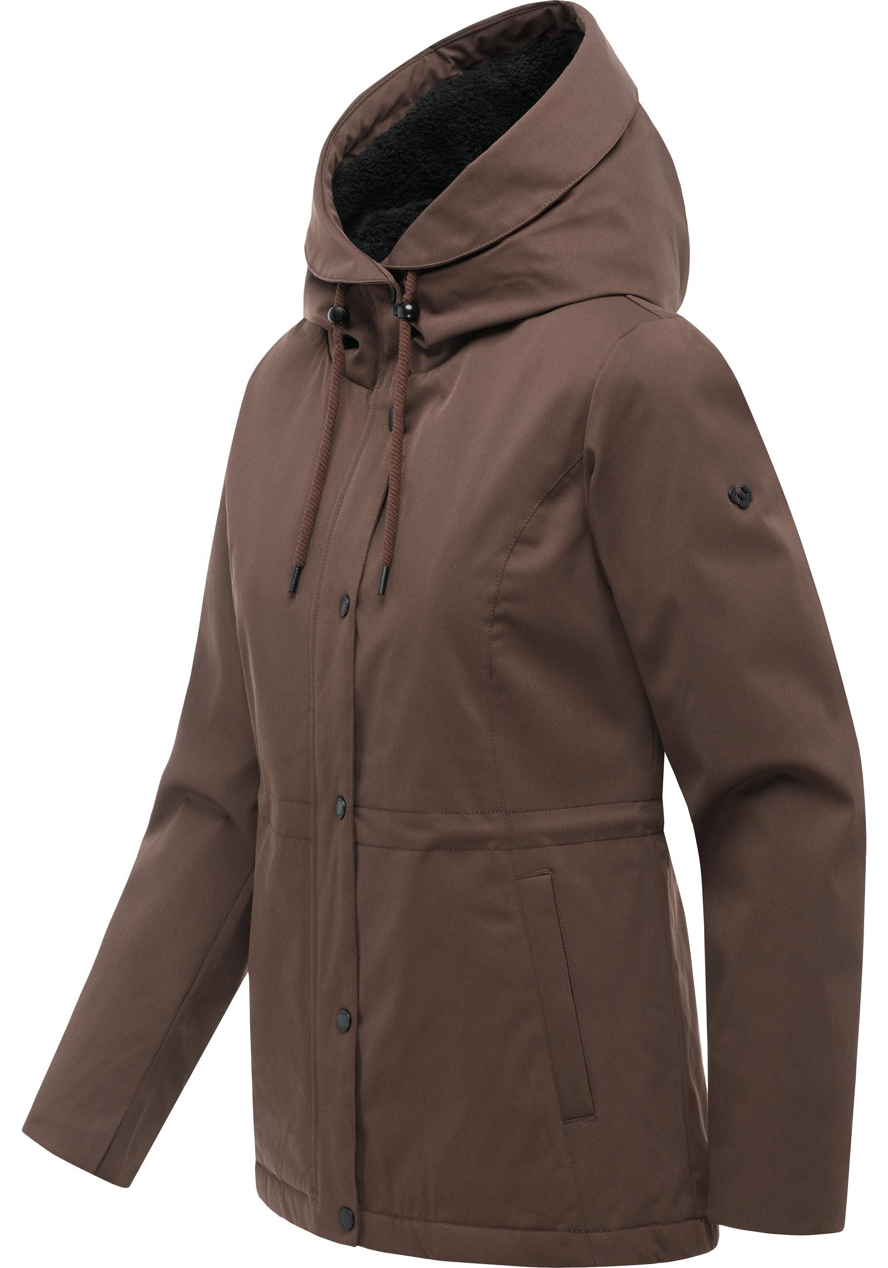 Ragwear Outdoorjacke Padmini B Y Wasserdichte Übergangsjacke mit Taillenzugkordel – Bild 2 von 5