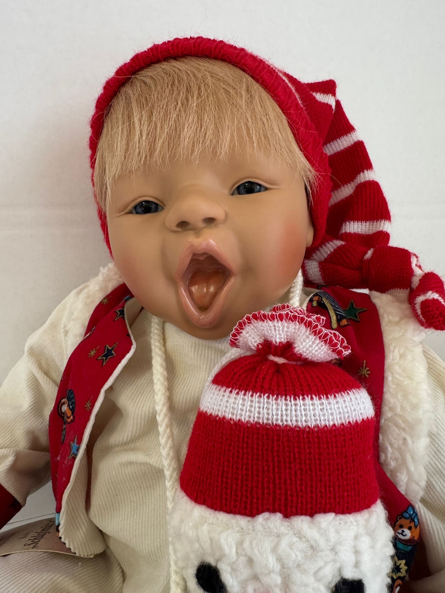 Schildkröt Babypuppe Schlafmütze von Evelyn Leman, 50 cm (1-tlg)