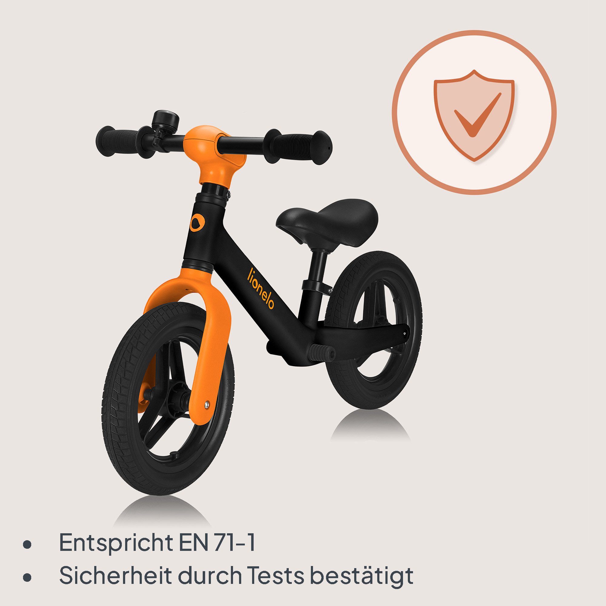 lionelo Laufrad TONI 25 cm Zoll, Leicht/Verstellbar/PU-Räder/120° Lenkersto günstig online kaufen