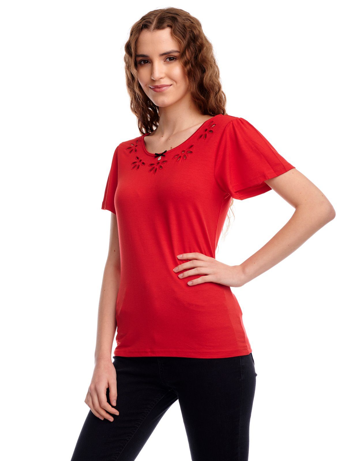 Vive Maria Rundhalsshirt Midsummer Flower