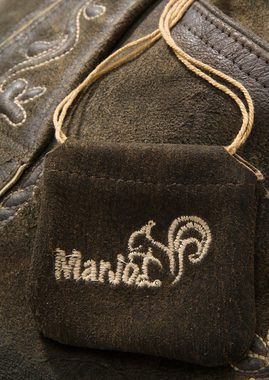 MarJo Trachtenlederhose »Herren« (2-tlg., mit Gürtel) mit traditioneller Stickerei