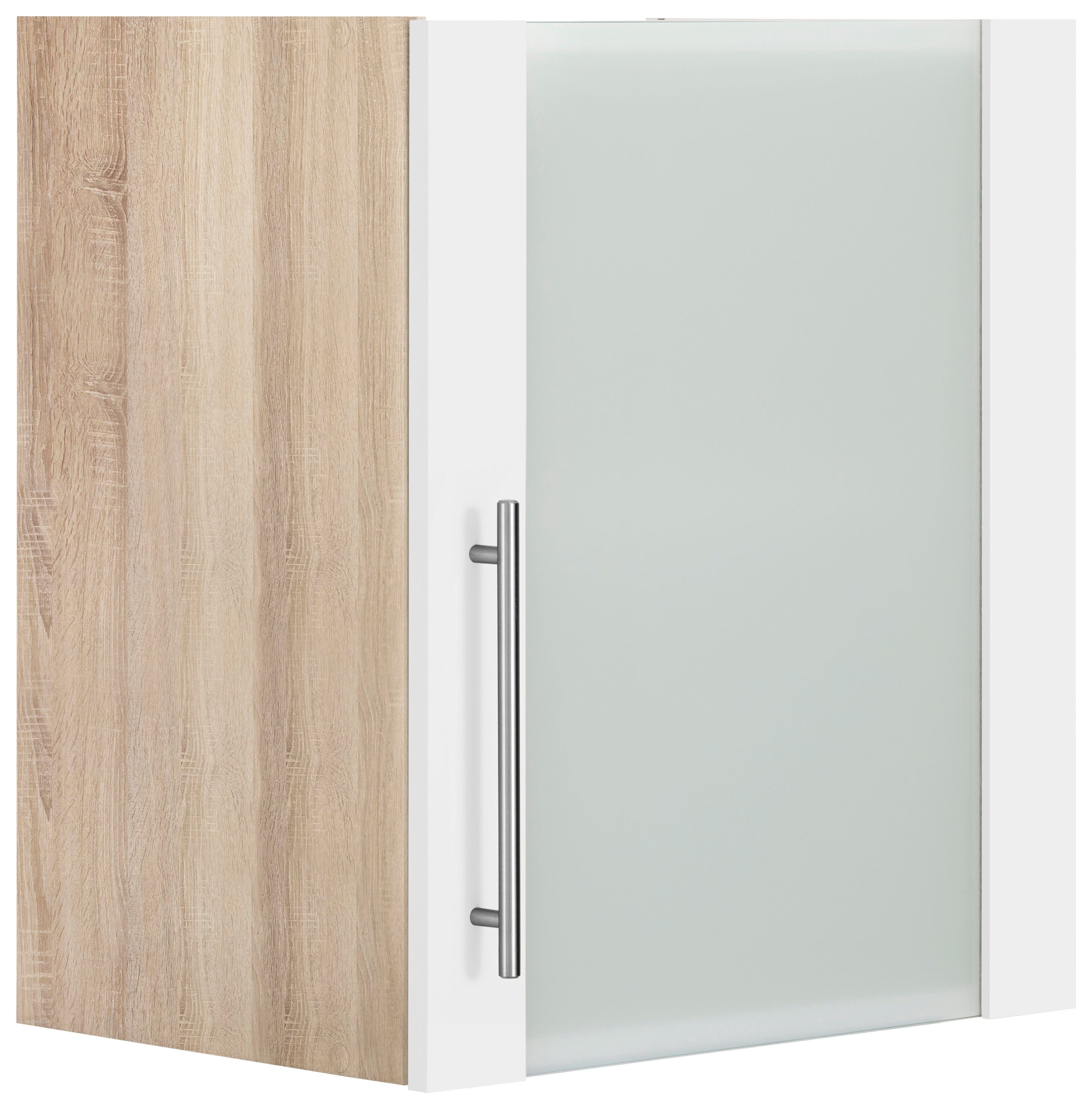 wiho Küchen Glashängeschrank "Cali" Front mit Glaseinsatz günstig online kaufen