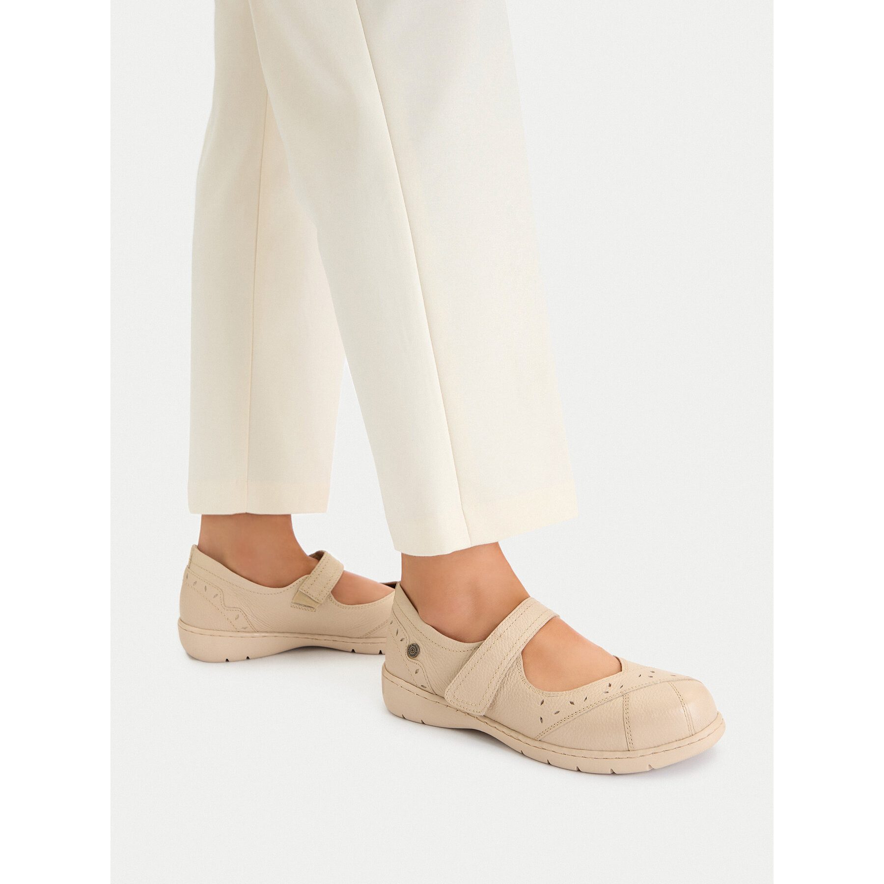 Go Soft Go Soft Damen Ballerinen Beige Ballerina