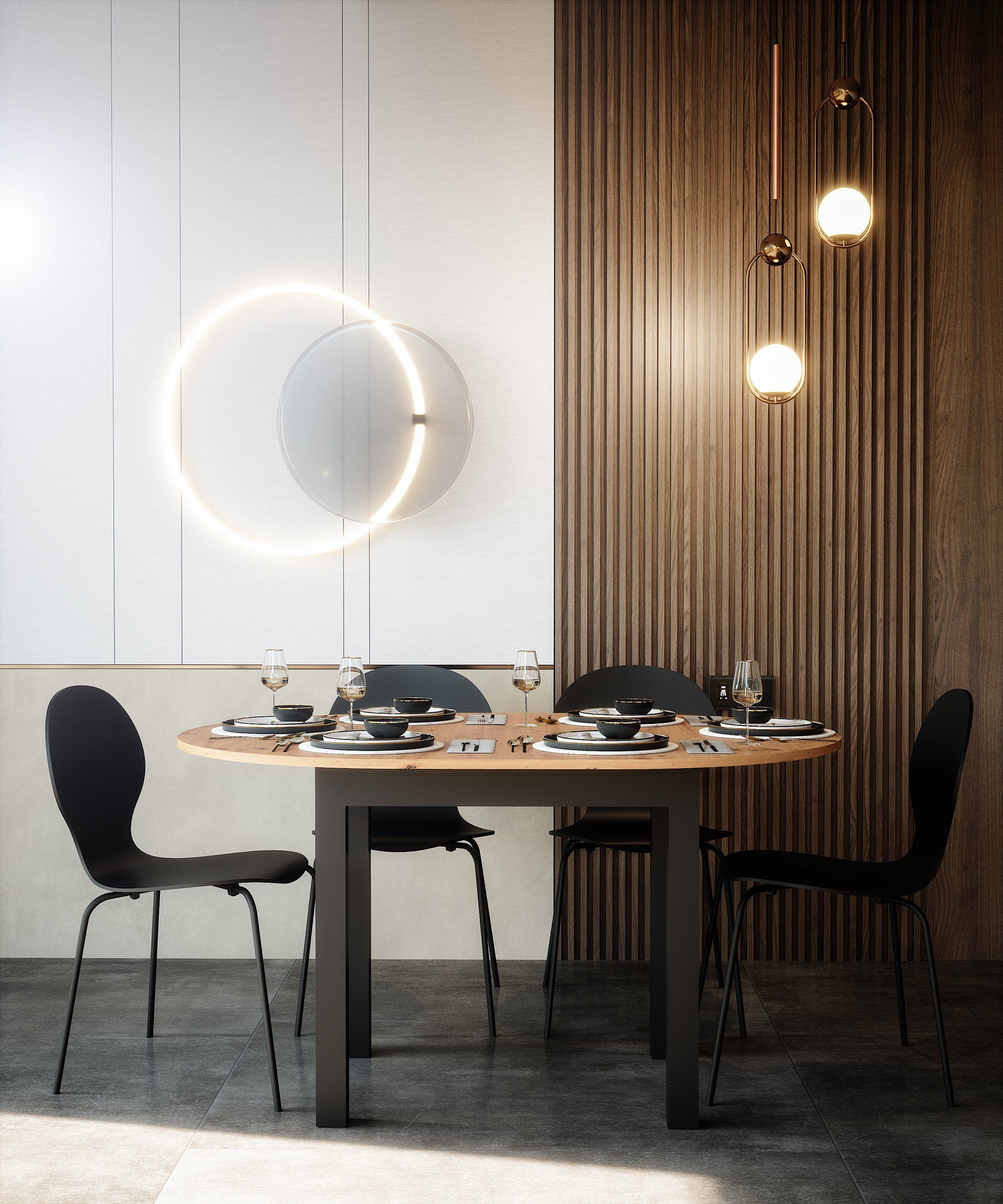 Newroom Esstisch Noa, ausziehbar bis 140cm Weiß Küchentisch Speisetisch