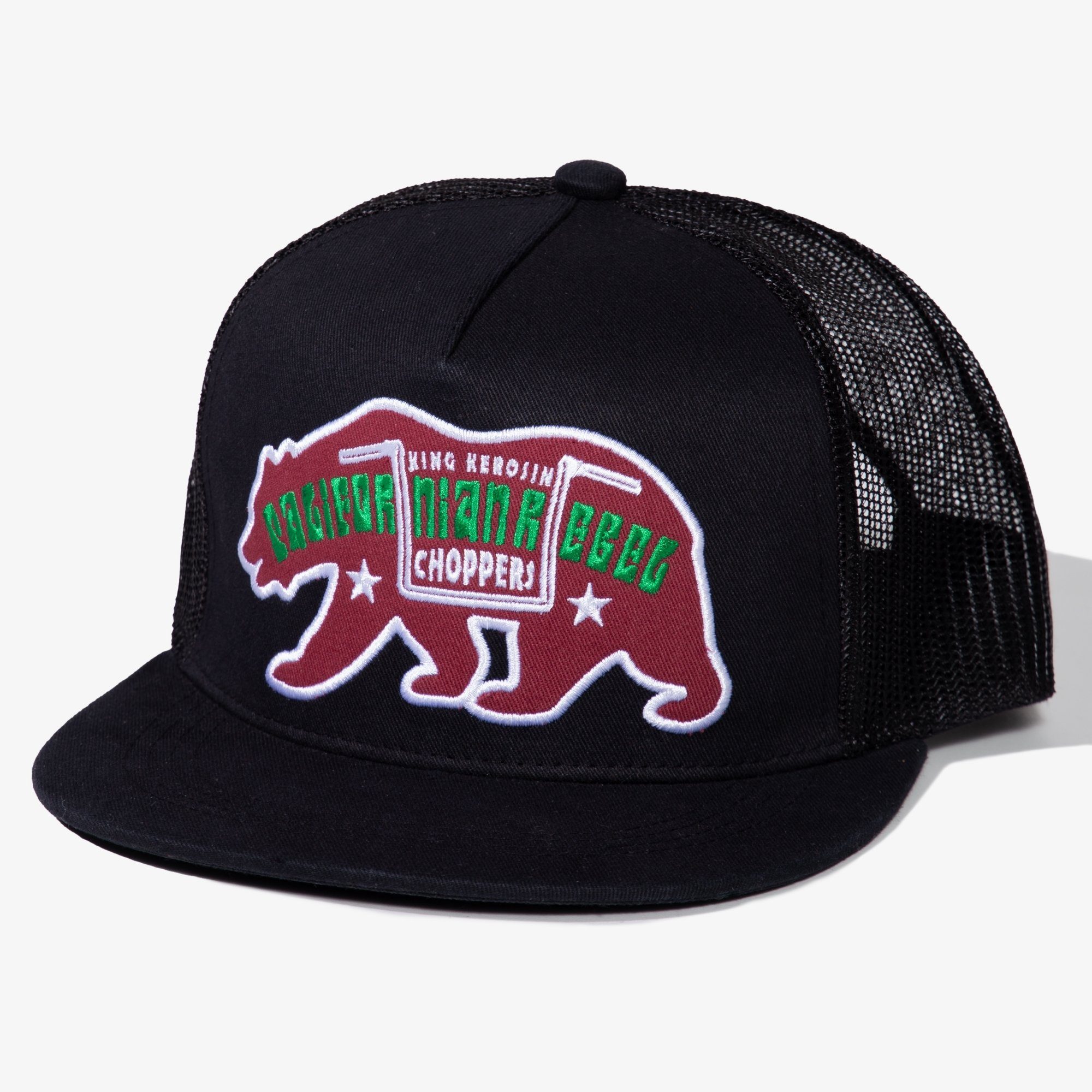 KingKerosin Snapback Cap Californian Rebel (1-St) mit Frontstickerei
