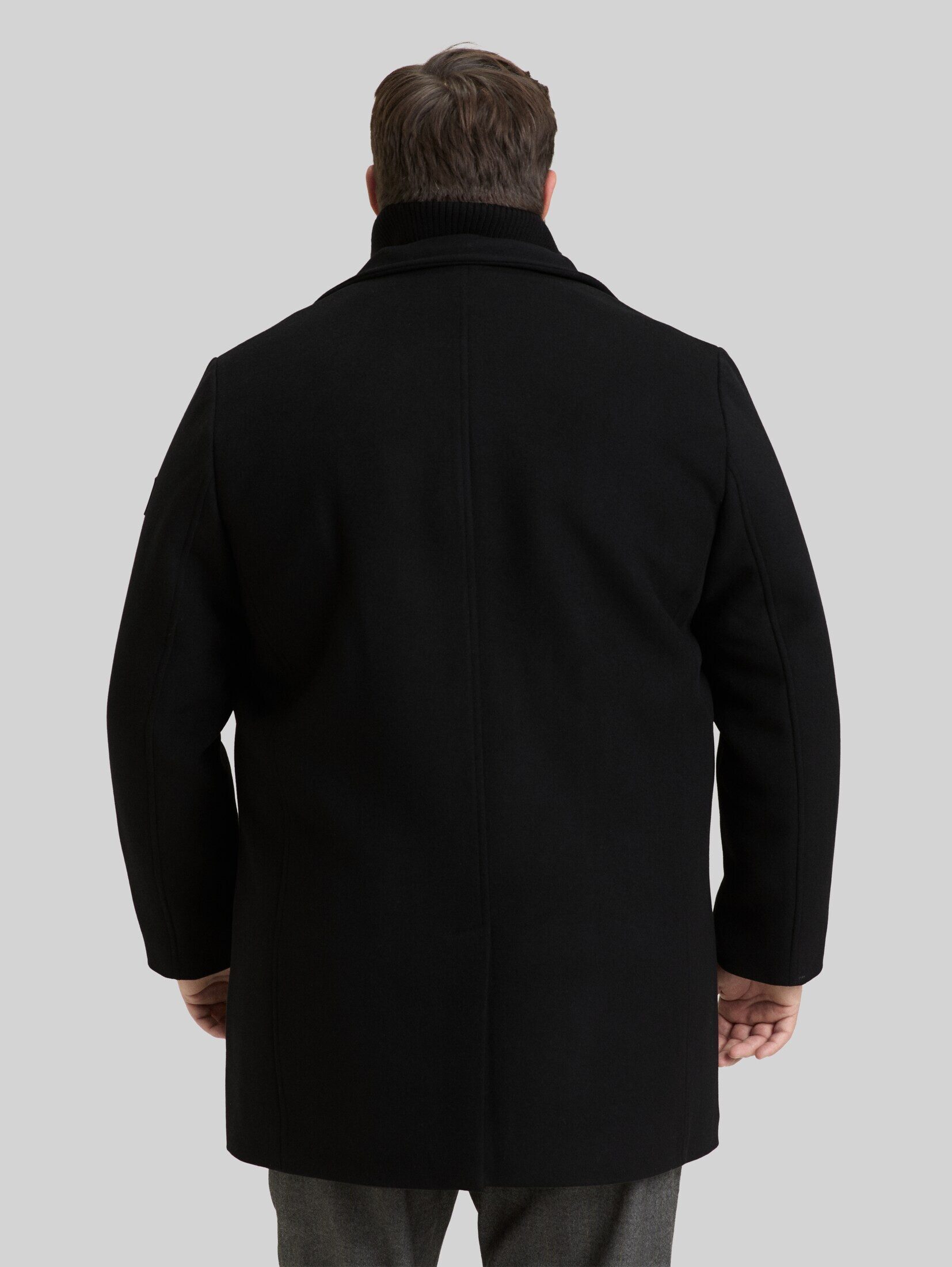 TOM TAILOR PLUS Wollmantel Jacken Plus Size - 2-in-1 Wollmantel mit abnehmbarer Innenjacke