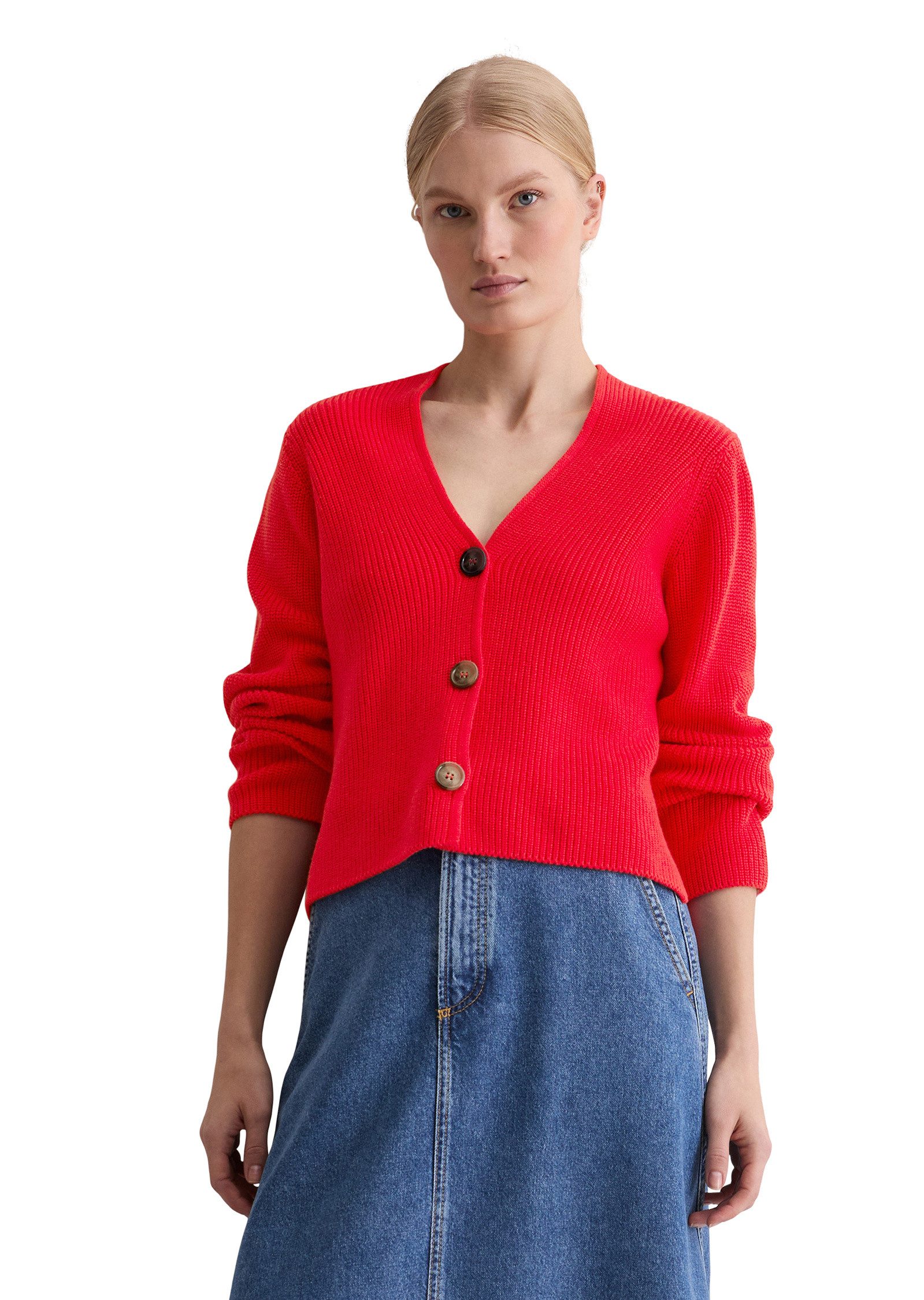 Marc O'Polo Cardigan aus Heavy-Weight-Organic-Cotton günstig online kaufen