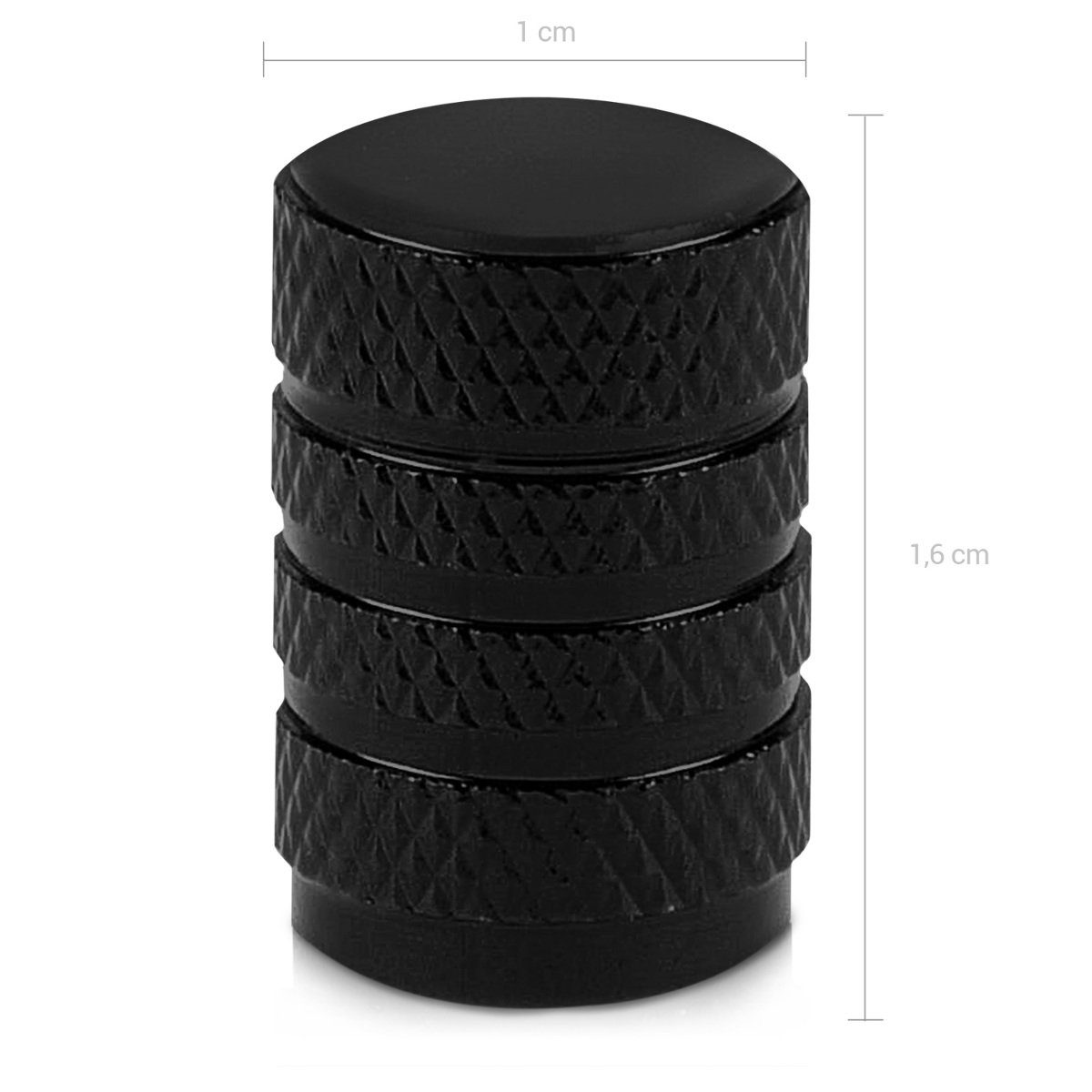 kwmobile Etui 5x Auto Ventilkappen Abdeckung, Schraderventil Metall Kappen günstig online kaufen