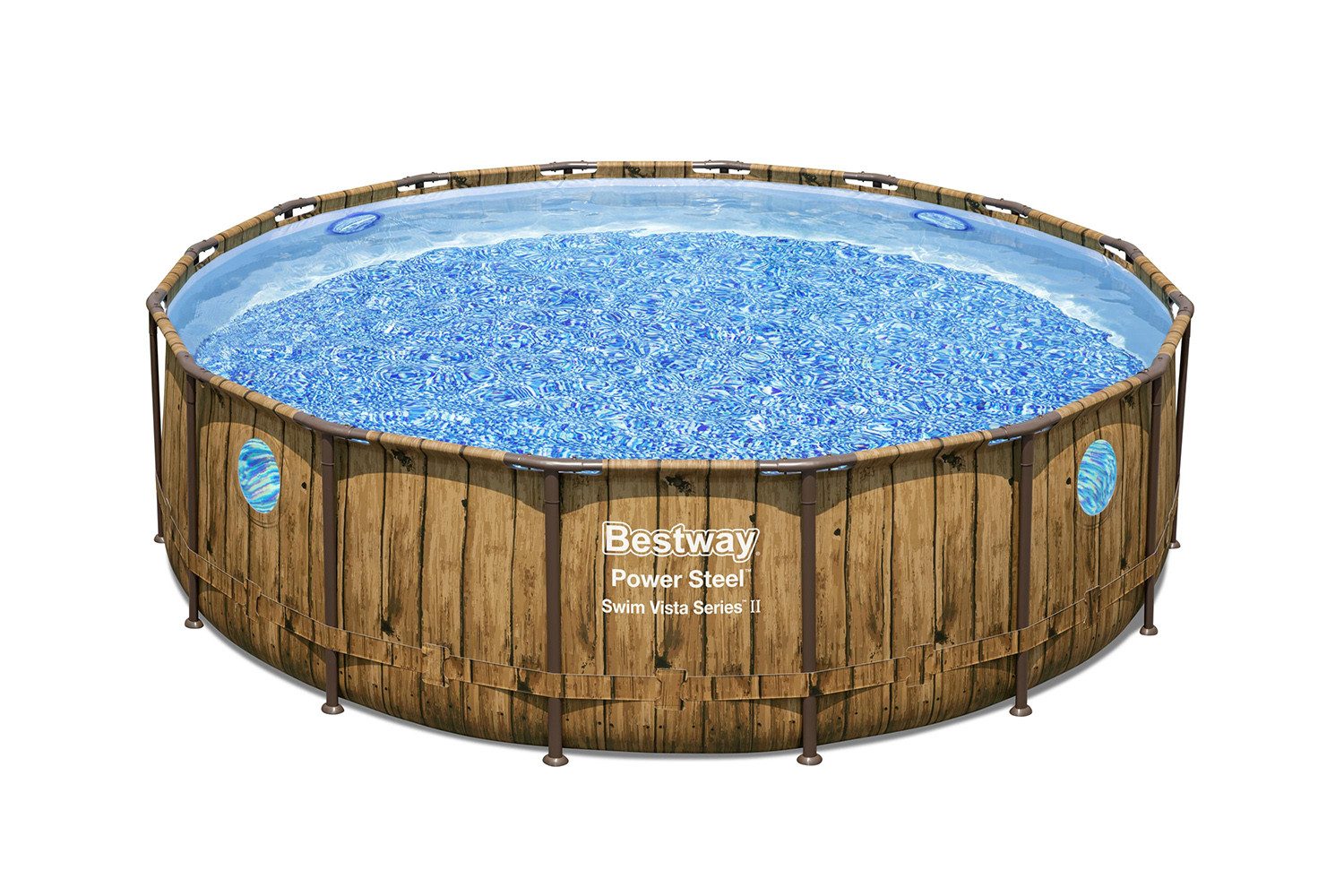 Framepool Power Steel™ Swim Vista Series™ Komplett-Set mit Filterpumpe Ø 488 x