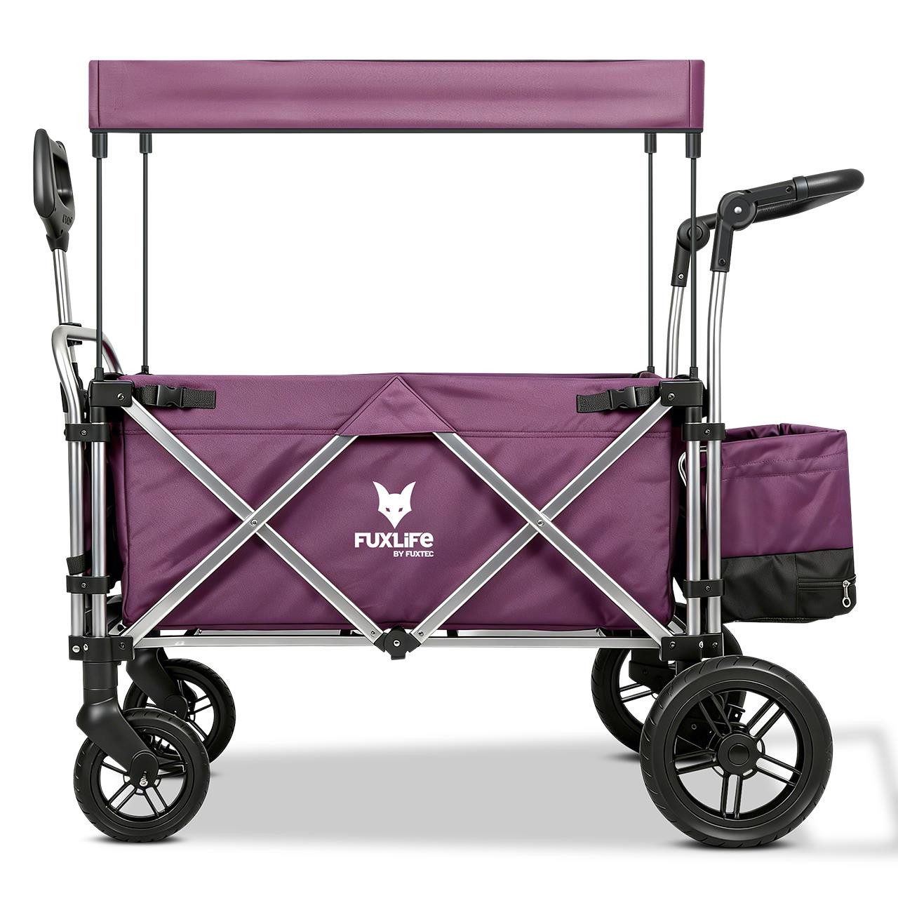 FUXLIFE Bollerwagen FX-CTL900, 5-Punkt Gurte, faltbar, mit Kühltasche