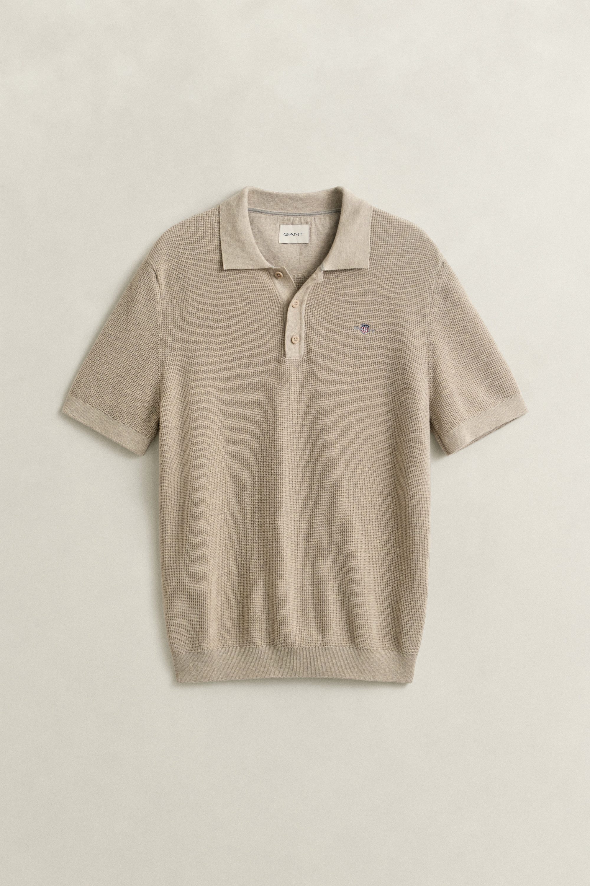 Gant Poloshirt MICRO TEXTURED COTTON Regular fit mit Polokragen