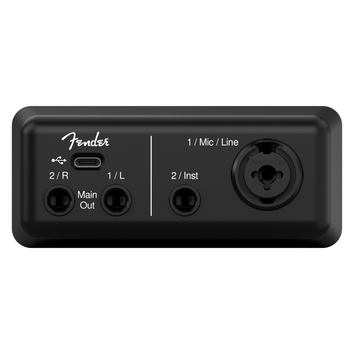 Fender Fender Audio-Interface AudioBox Go 2-Kanal mit Kabel Digitales Aufnahmegerät (Vorteils-Set mit Klinkenkabel)