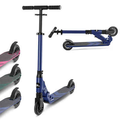 fun pro Cityroller THREE DeLuxe Kinderroller, Kick Scooter Roller Kinder - Stunt Tretroller Kinder klappbar