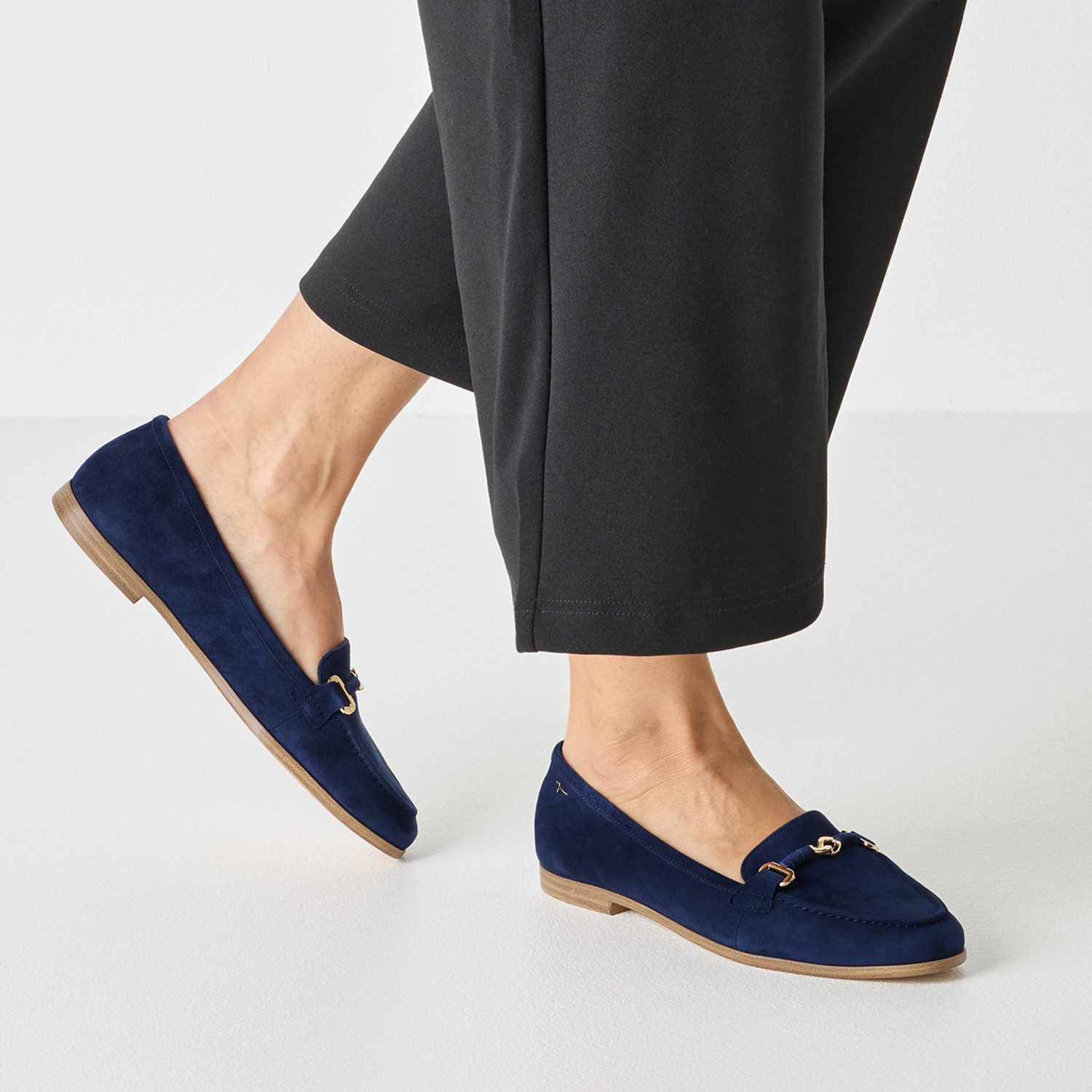 Tamaris Slipper, Blockabsatz, Businessschuh, Schlupfschuh mit modischem Zierriegel