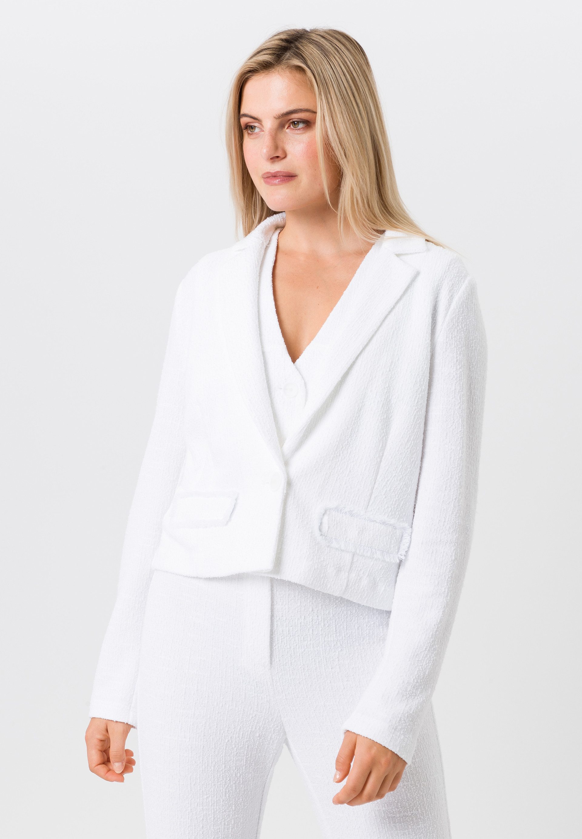 Kurzjacke mit Pattentaschen