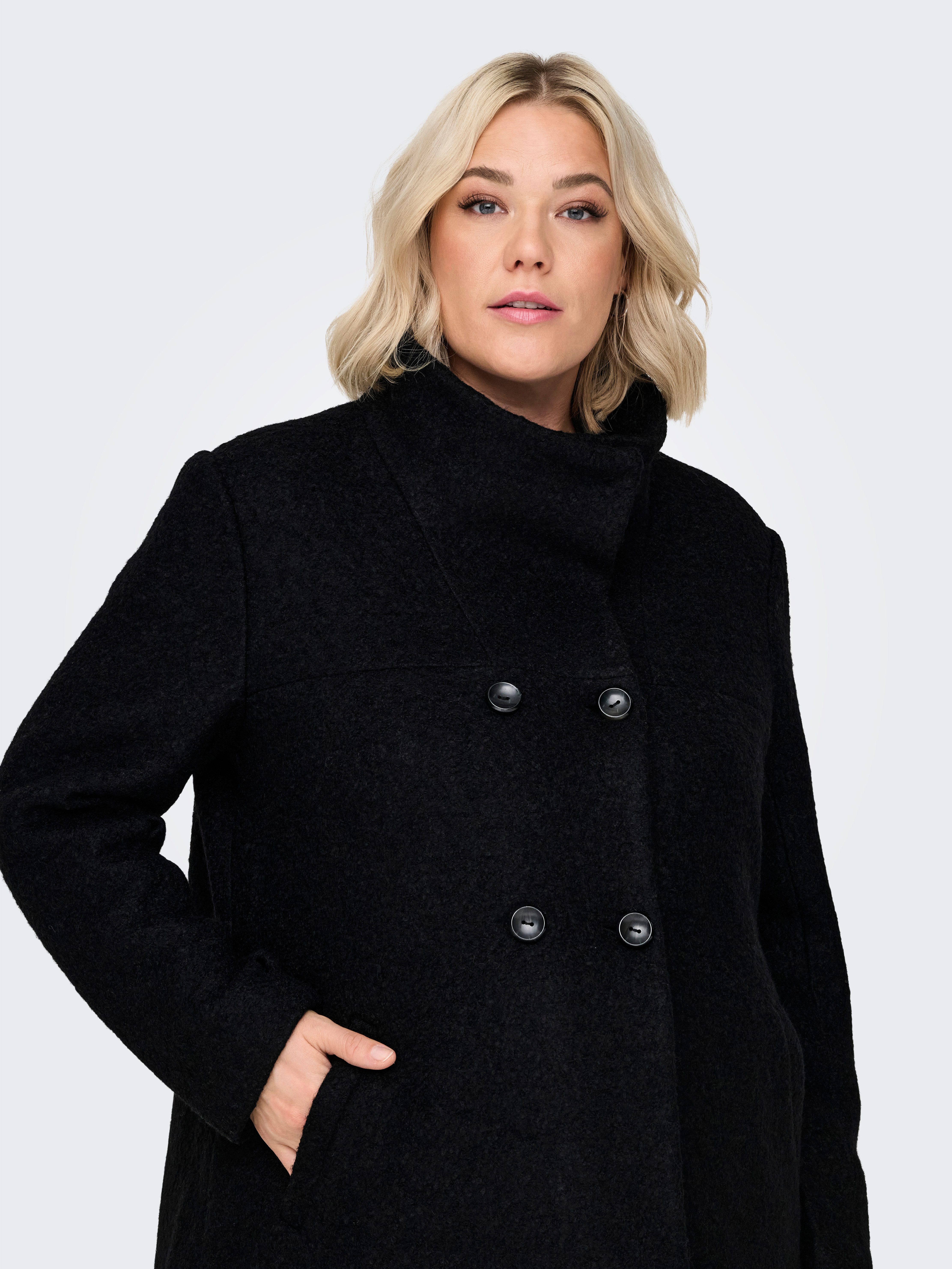 ONLY CARMAKOMA Kurzmantel CARNEWSOPHIA WOOL COAT OTW günstig online kaufen