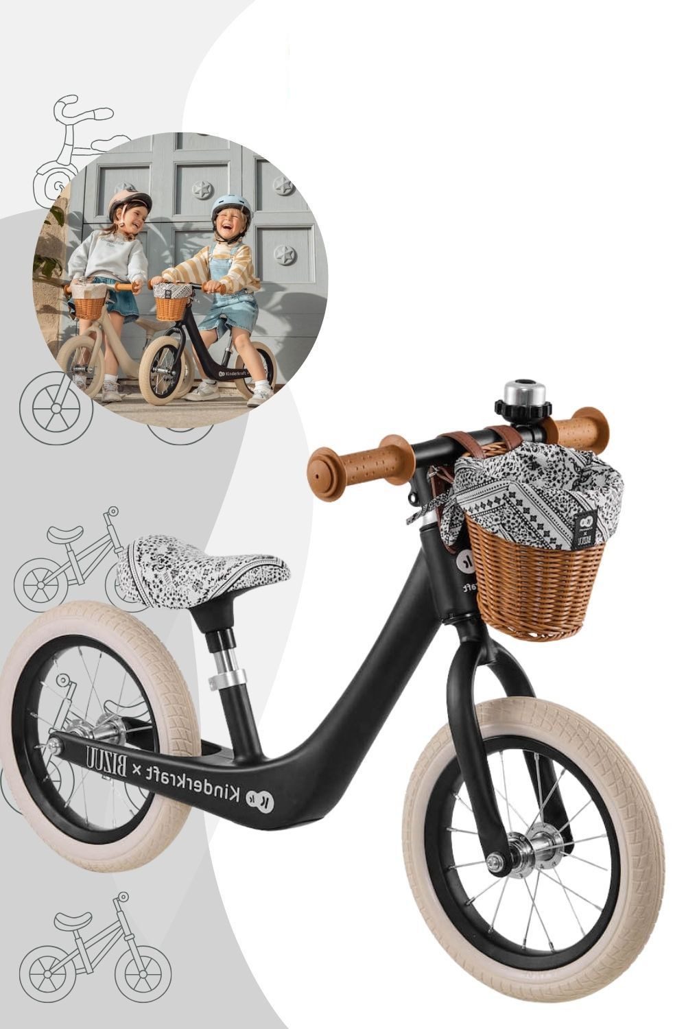 Kinderkraft Laufrad Balance Bike Rapid 2 BIZUU Kollektion / Laufrad