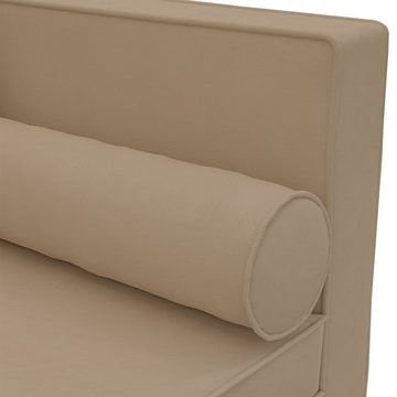 DOTMALL Chaiselongue Möbel Sofas mit Nackenrolle,einfach zu säubern