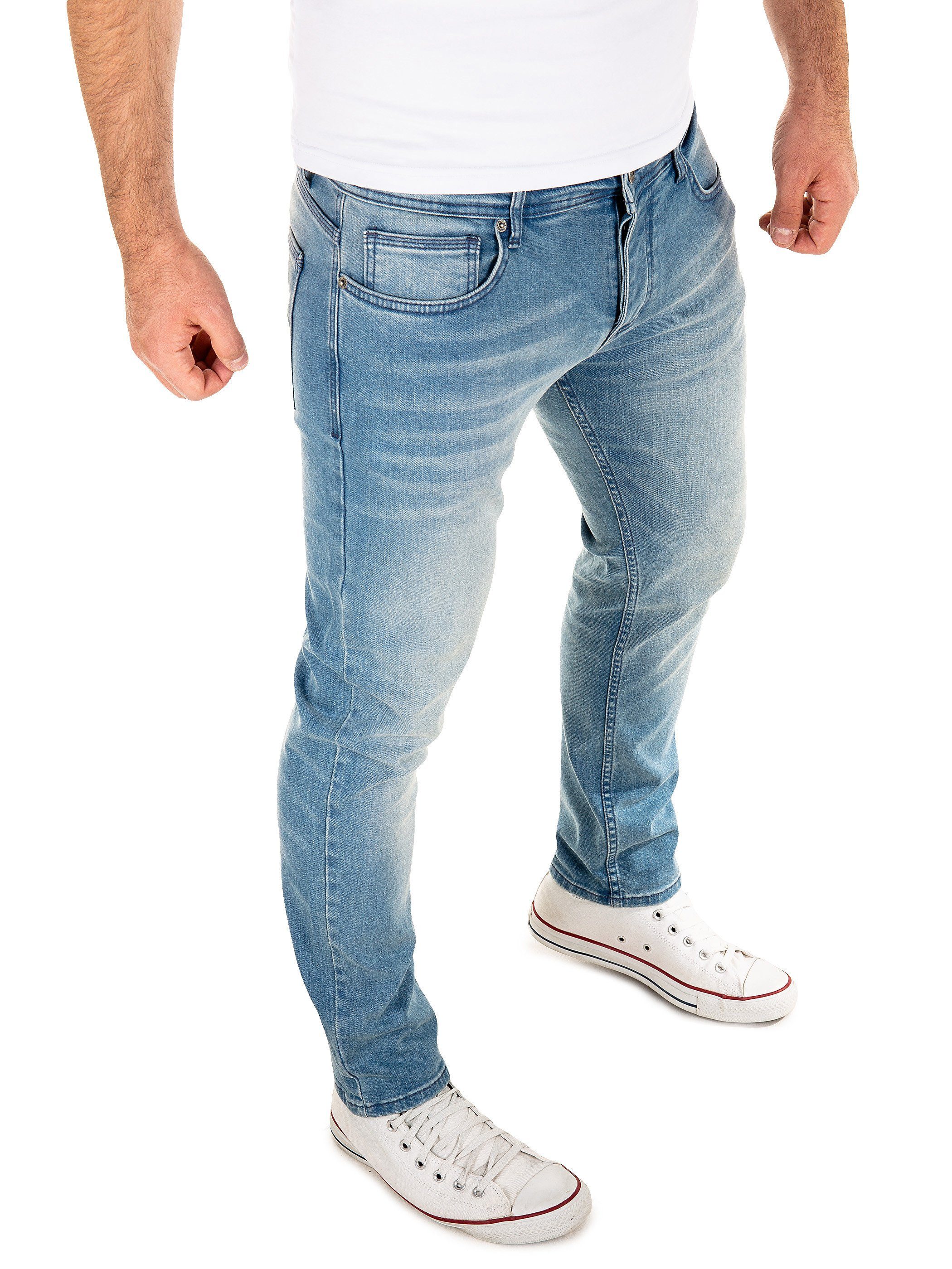 Herren Jeans WOTEGA Slim-fit-Jeans Alistar Stretch Herren Jeans mit Stretchanteil