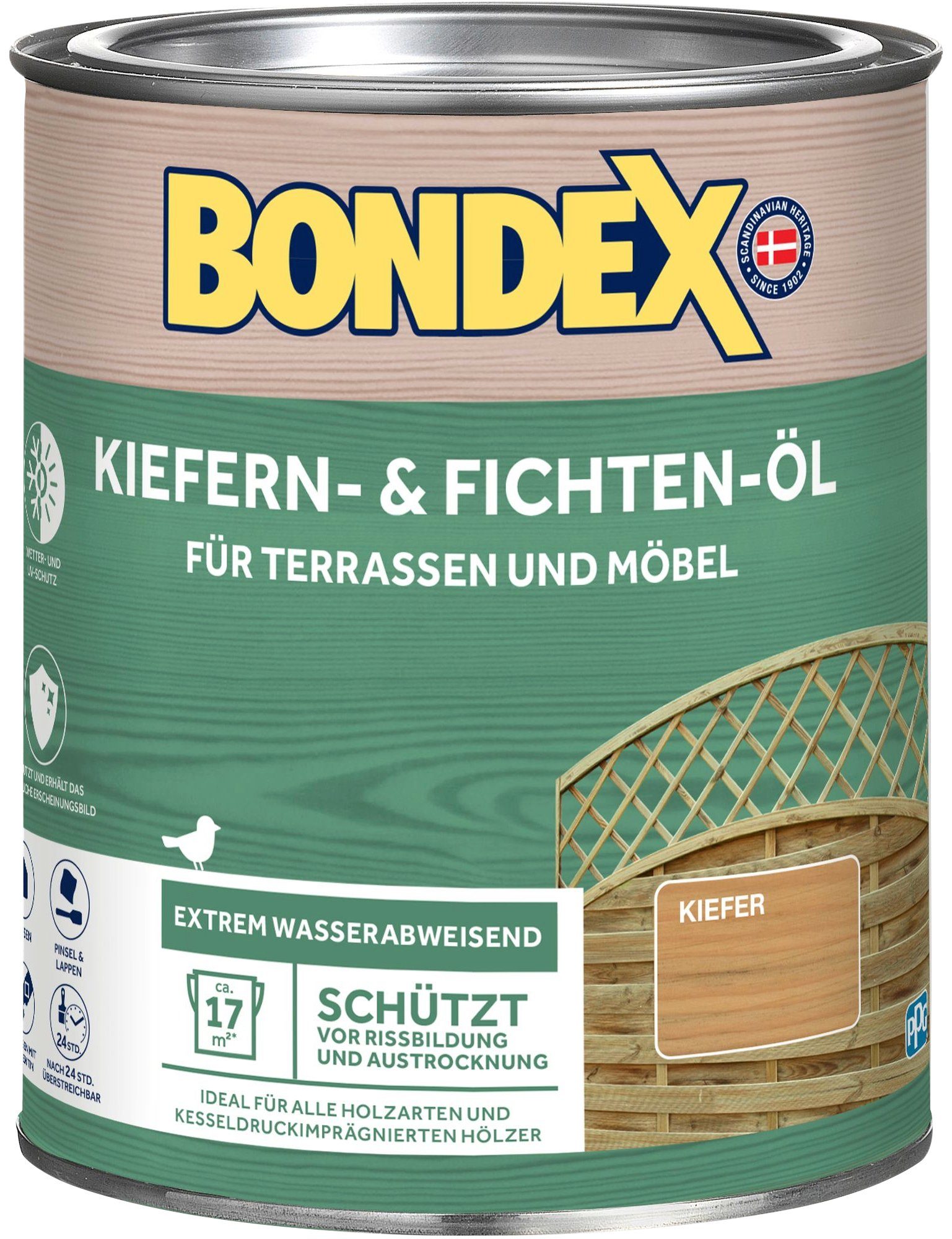 Liter Inhalt FICHTEN-ÖL, Holzöl KIEFERN- & 0,75 Bondex Farblos,