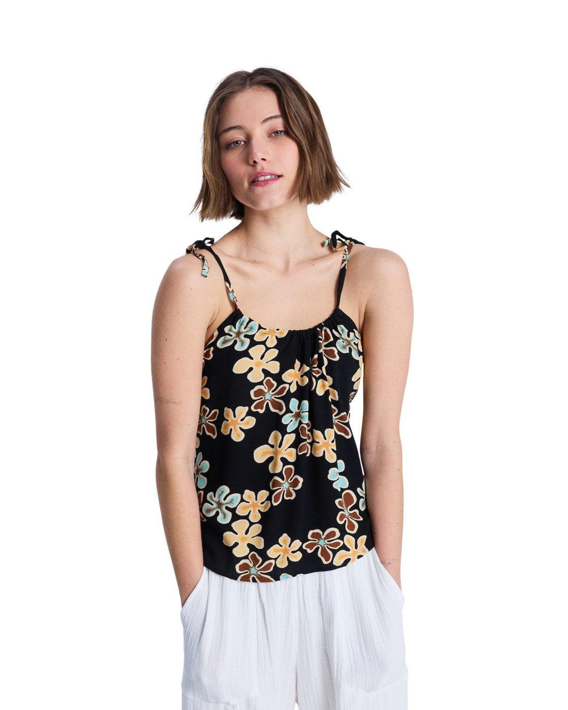 Roxy Spaghettitop Wild Waves Crepe