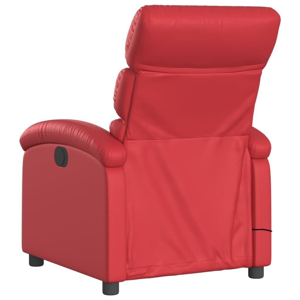 Rot (1-St) Kunstleder Massagesessel Sessel vidaXL