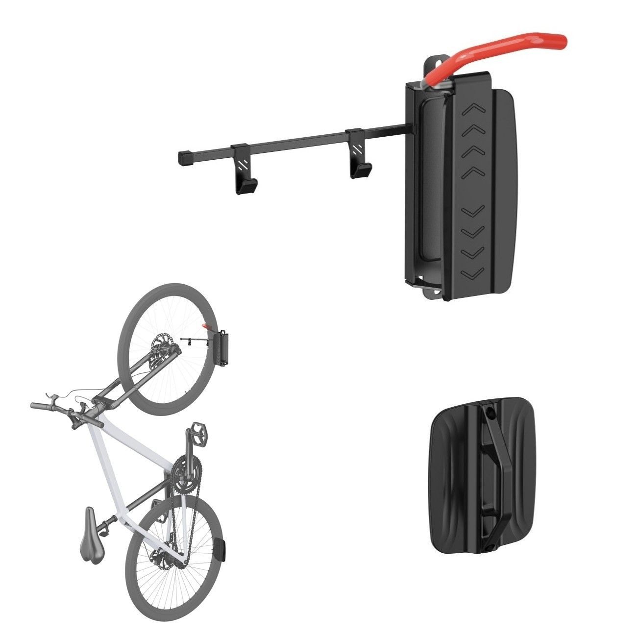 ARLI Fahrradwandhalterung Wandhalterung mit Aufbewahrungshaken Wandhalter f günstig online kaufen