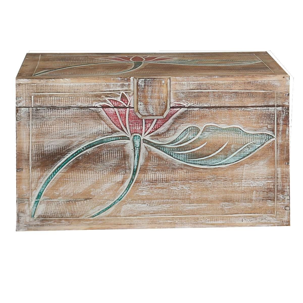 Oriental Galerie Truhe Truhe Blumen Modell Baris Mittel 50 cm günstig online kaufen