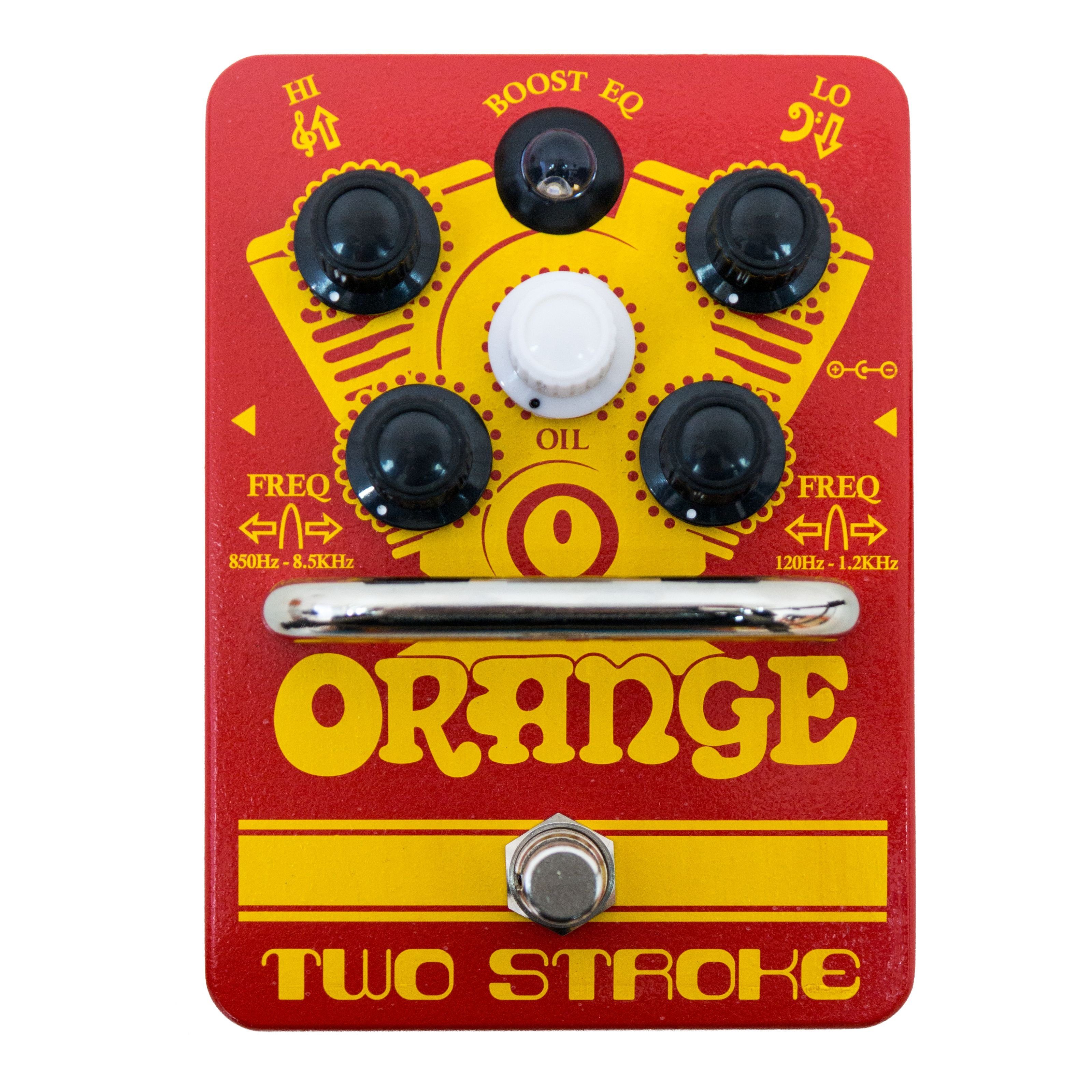 Orange Musikinstrumentenpedal, (Effekte, Verzerrer), Two Stroke - Verzerrer für Gitarren