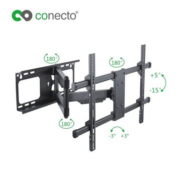 conecto TV Wandhalter für LCD LED Fernseher & Monitor TV-Wandhalterung, (bis 70 Zoll, neigbar, schwenkbar)