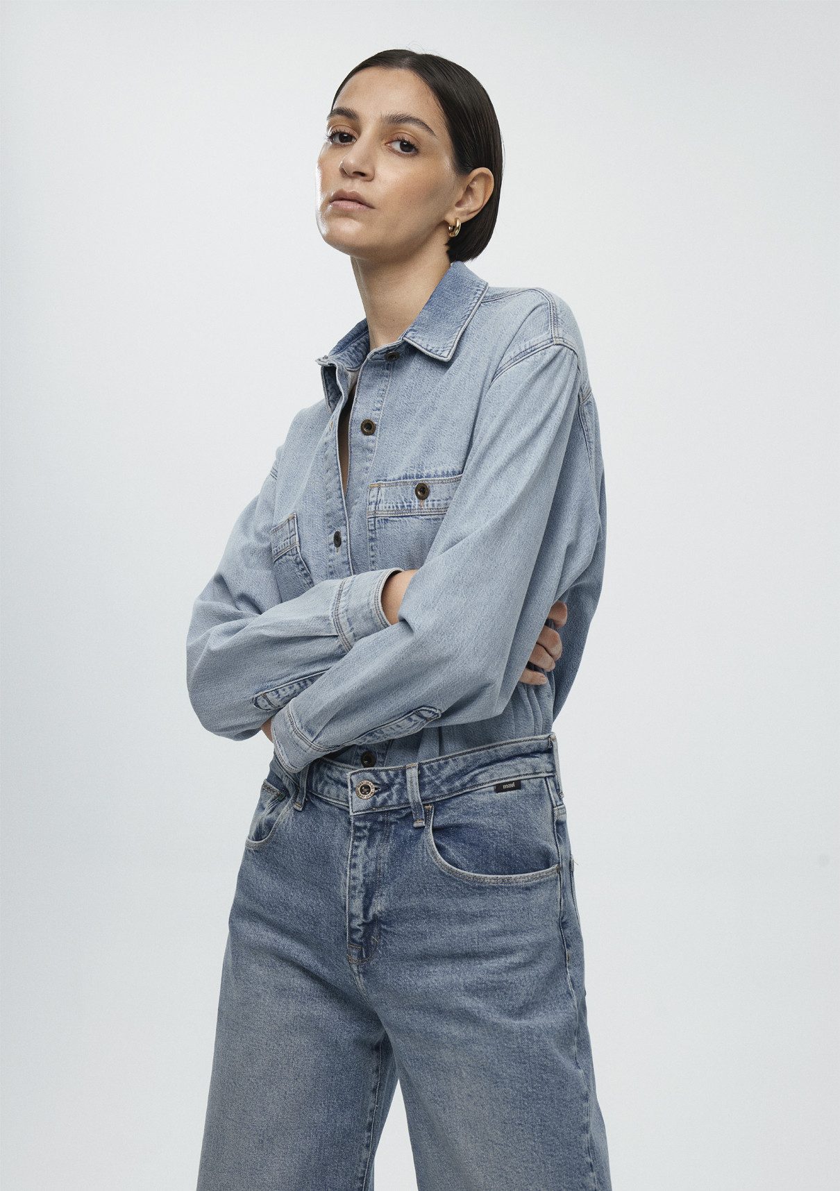 Jeansbluse SUSAN